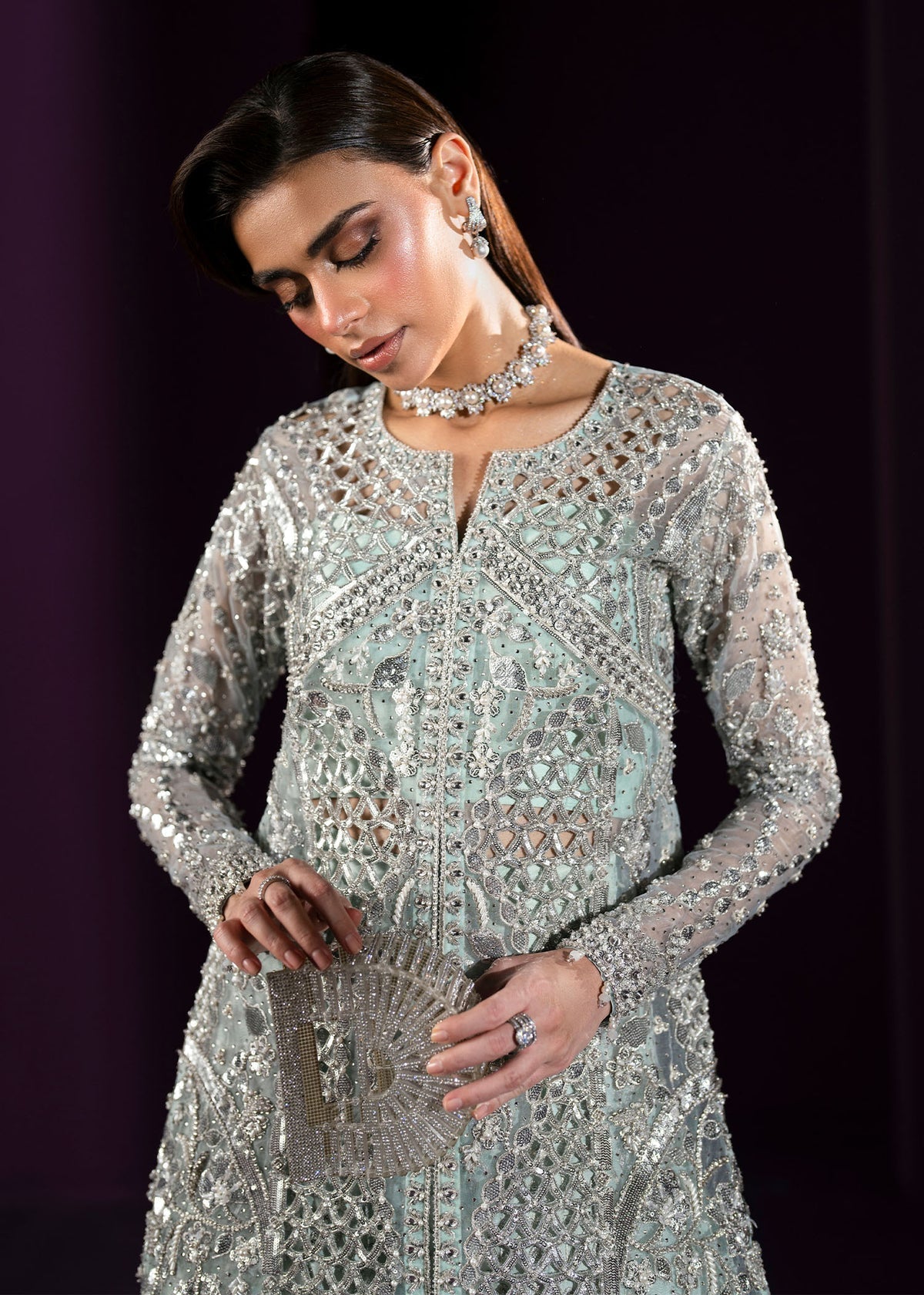 Nyah Style — Mairaz Turquoise Three-Piece Suit