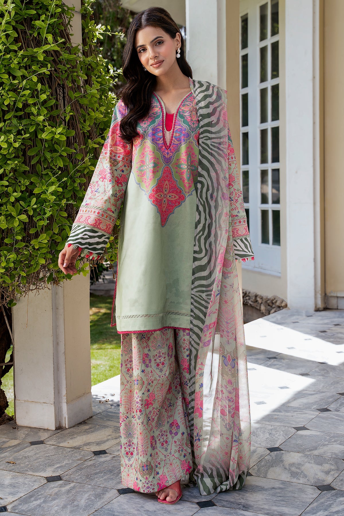 3-PC Unstitched Printed Lawn C-Print Vol 3 CP6-20