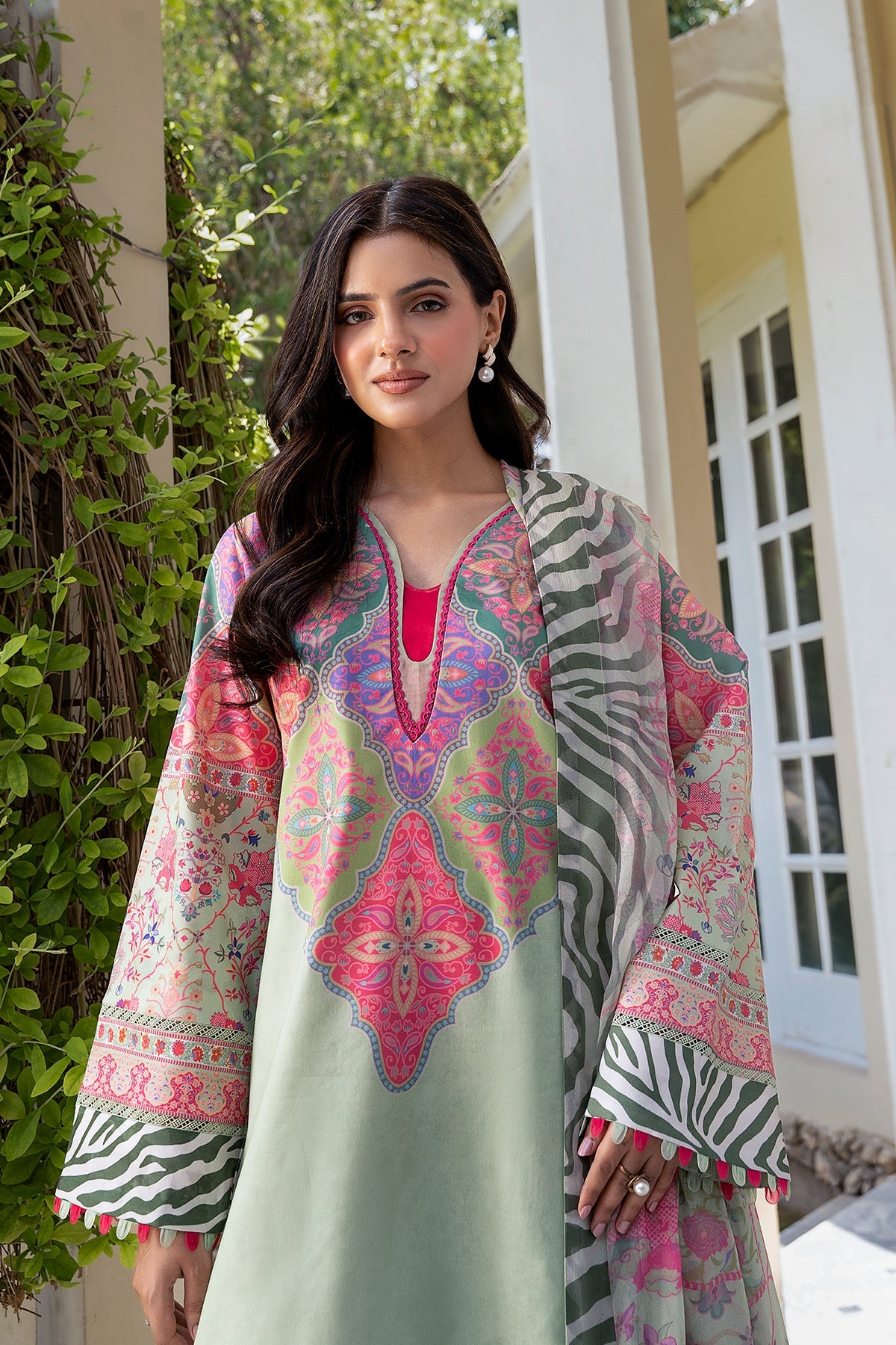 3-PC Unstitched Printed Lawn C-Print Vol 3 CP6-20