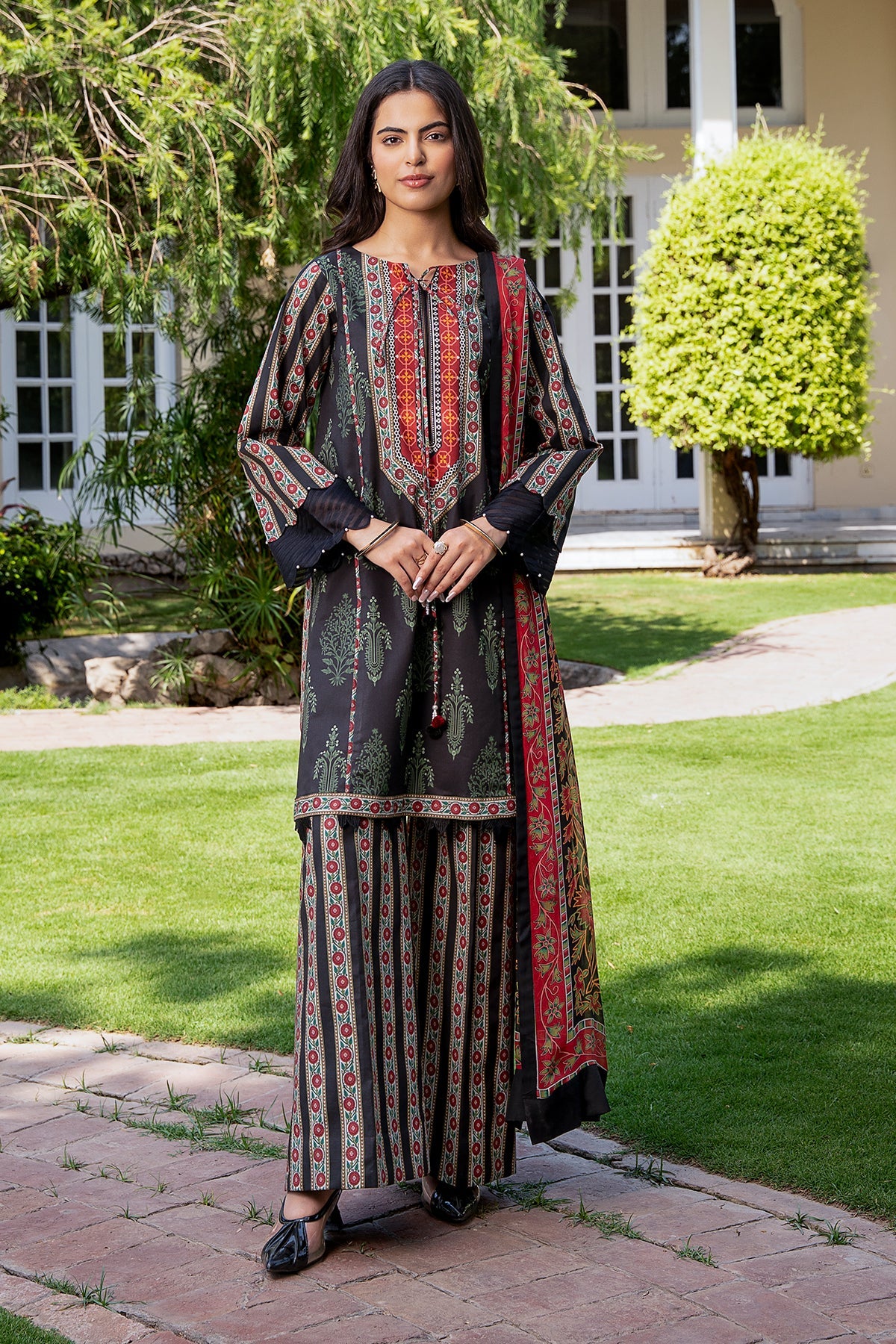 3-PC Unstitched Printed Lawn C-Print Vol 4 CP6-29