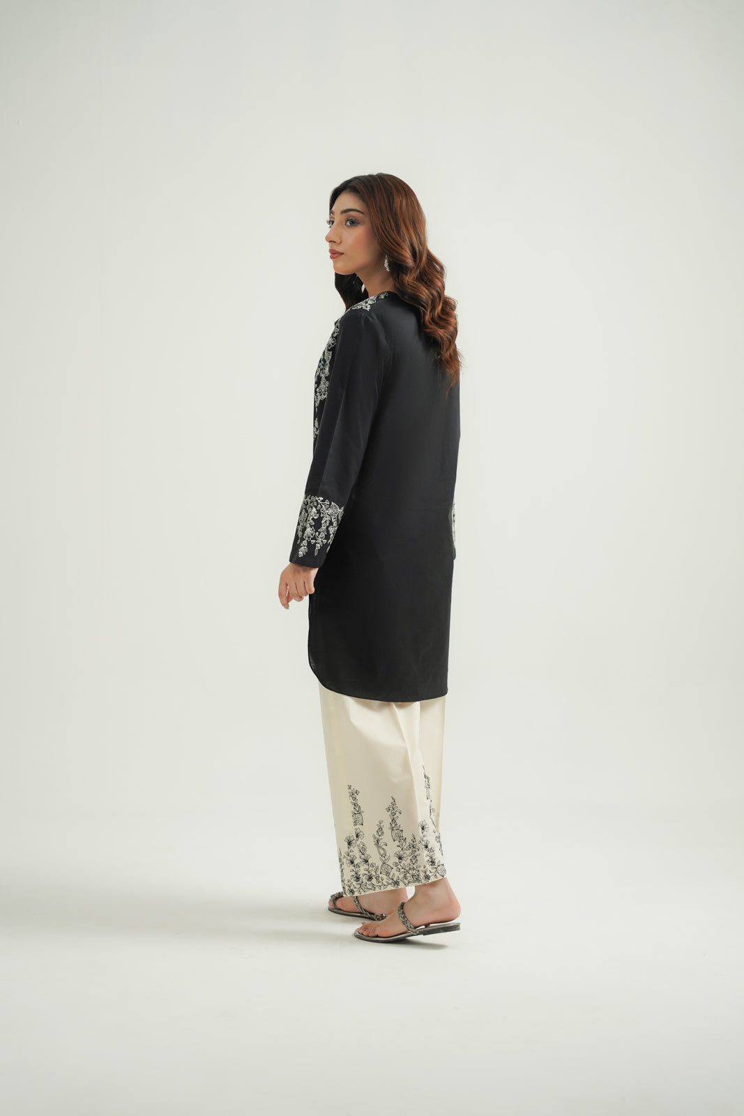 2 Piece Cambric Embroidered Suit (CP0501)