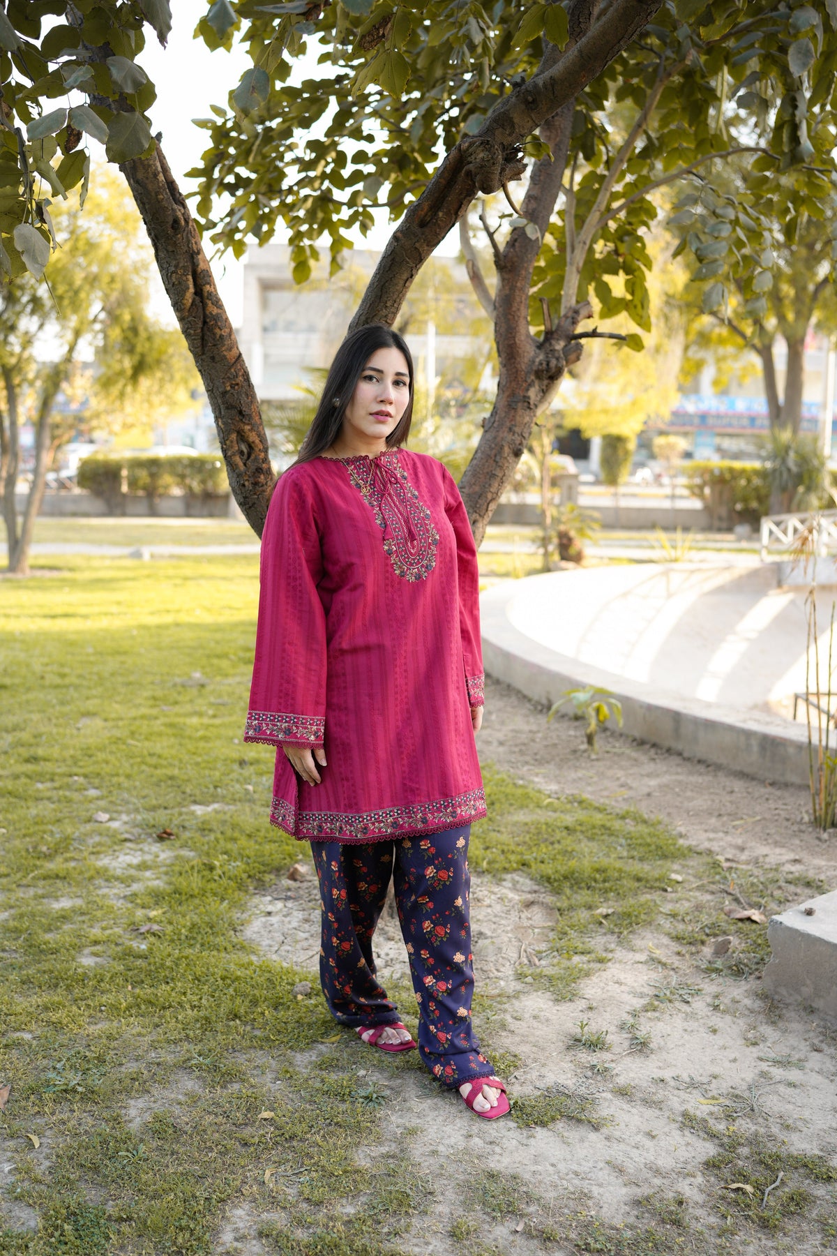 Aneelas Lawn Jacquard Emb 2pc [LUX-26-22] [Dispatch Time 2.5 Months]