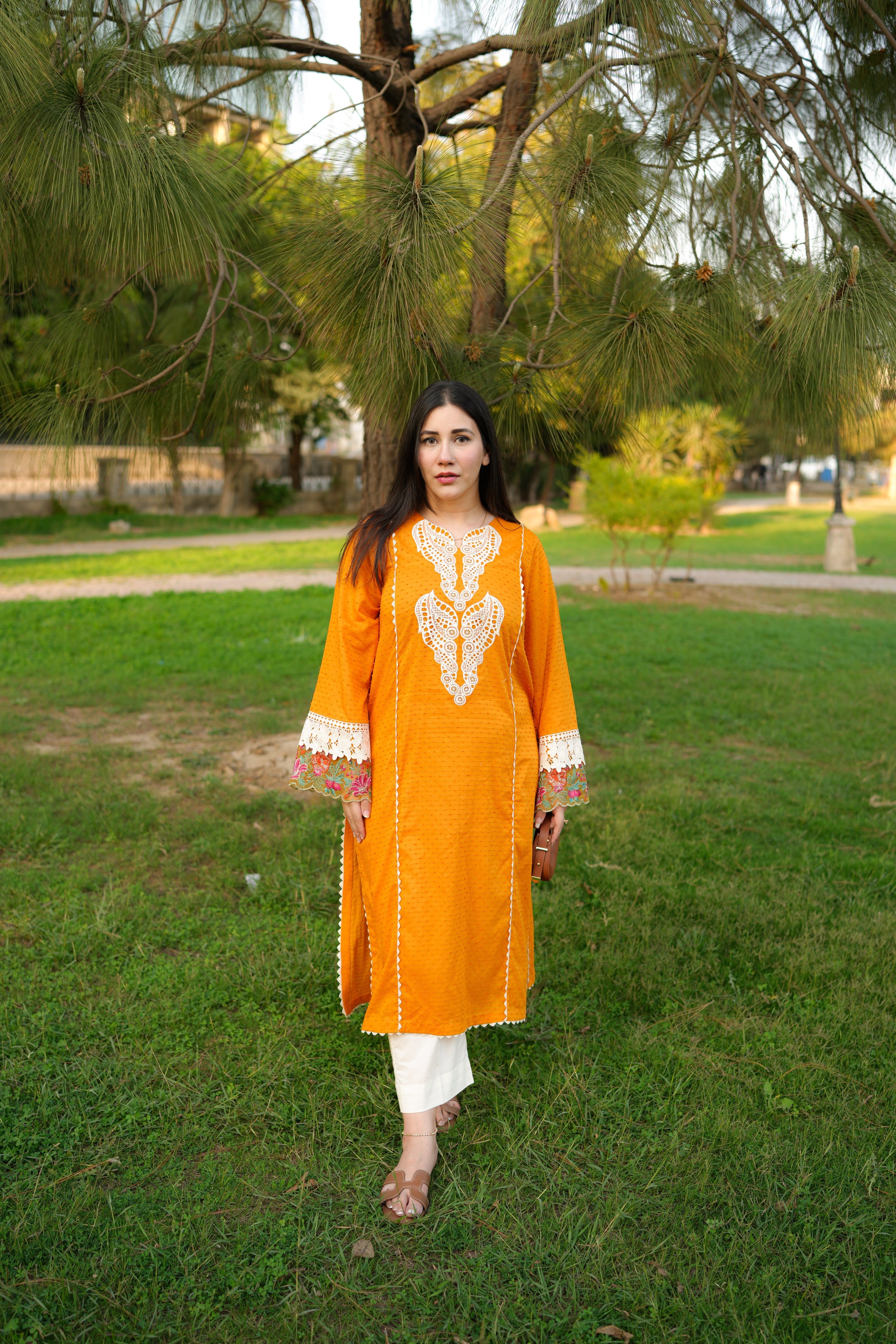 Aneelas Lawn Emb 2pc [SL-07] [Dispatch Time 2.5 Months]