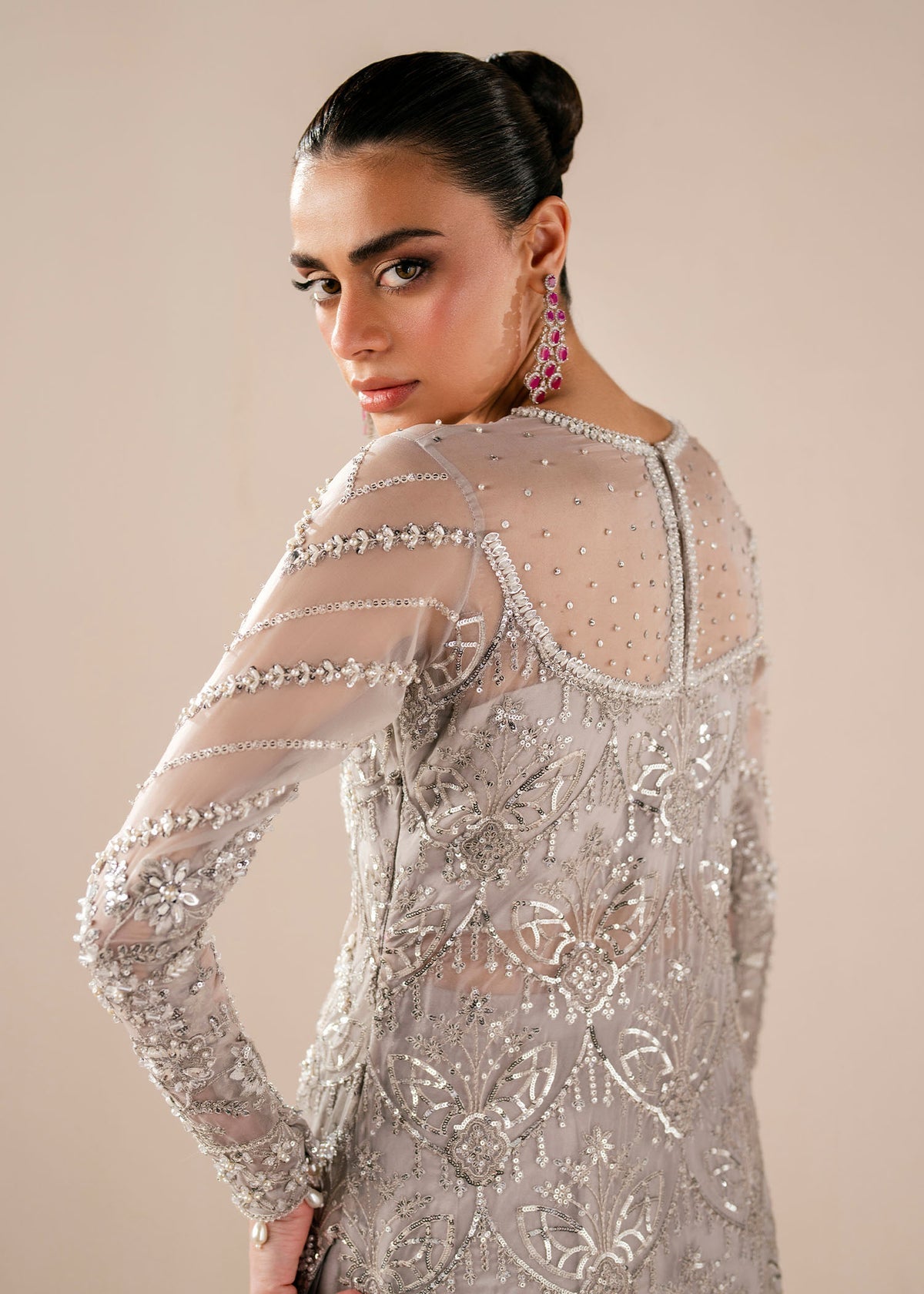 Orchid Style — Mairaz Grey Three-Piece Suit