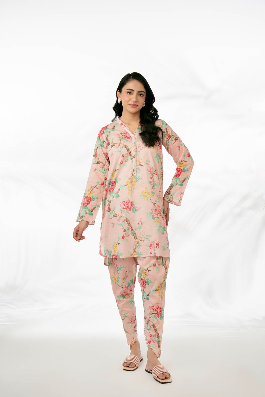 2 Piece Printed Lawn Suit (CP0007)