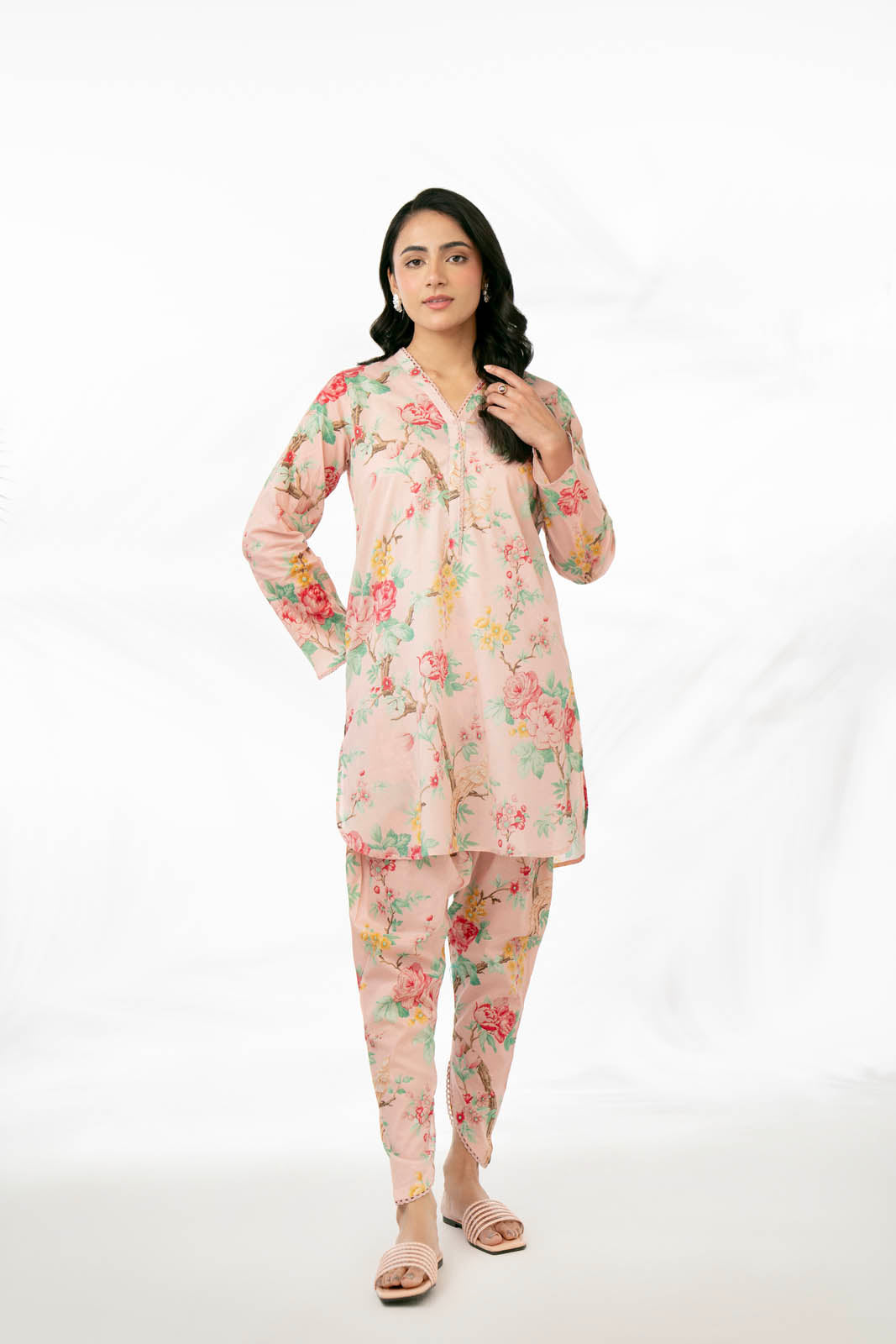 2 Piece Printed Lawn Suit (CP0007)