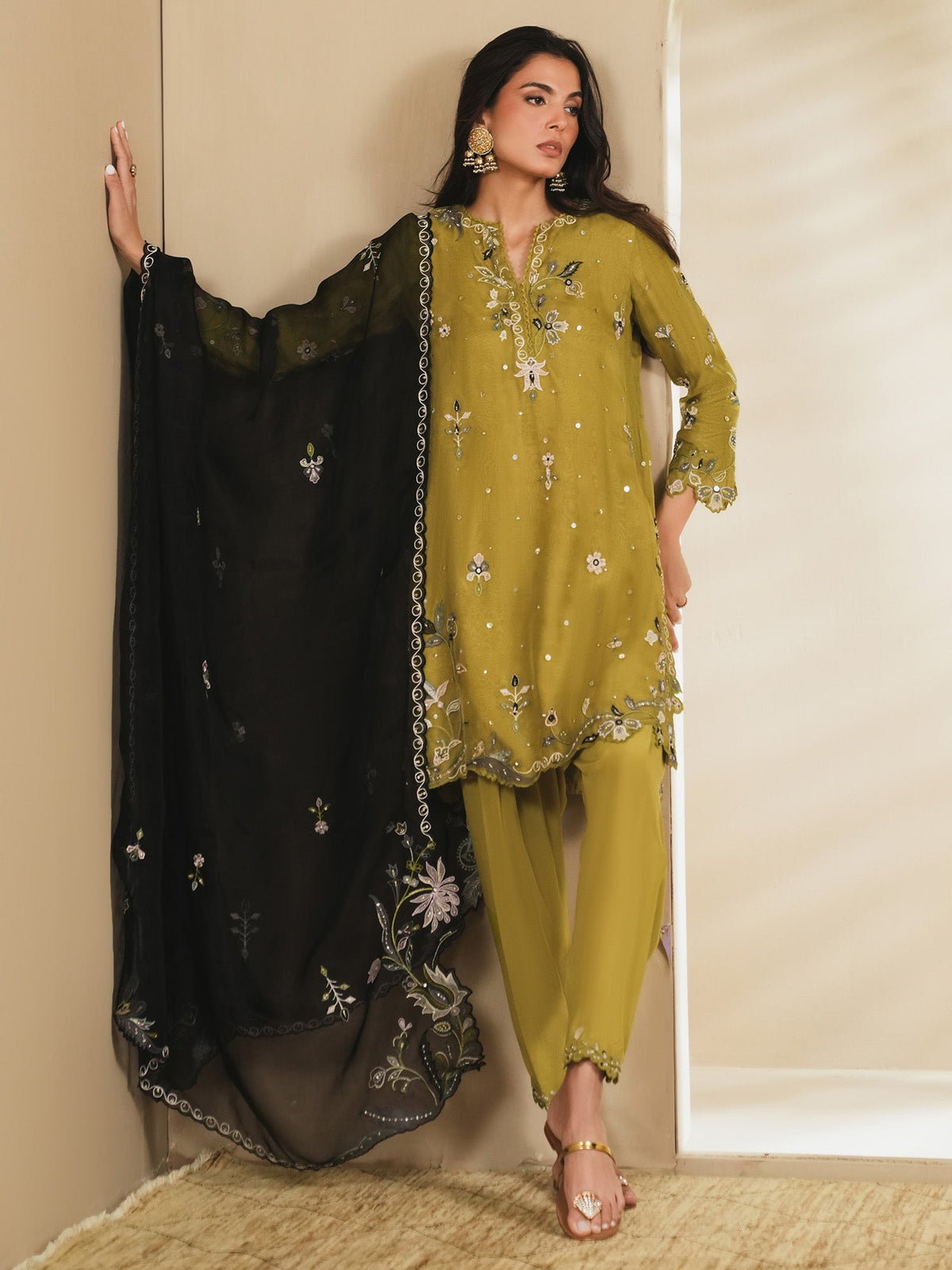 Natasha, Skinny Shalwar & Dupatta