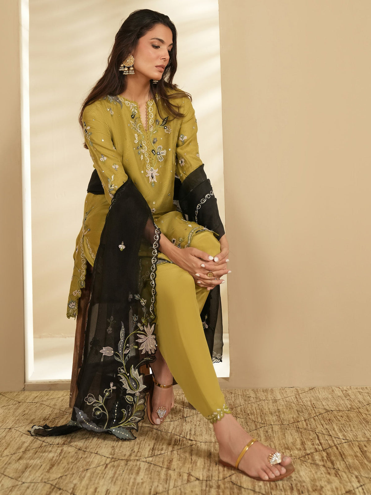 Natasha, Skinny Shalwar & Dupatta