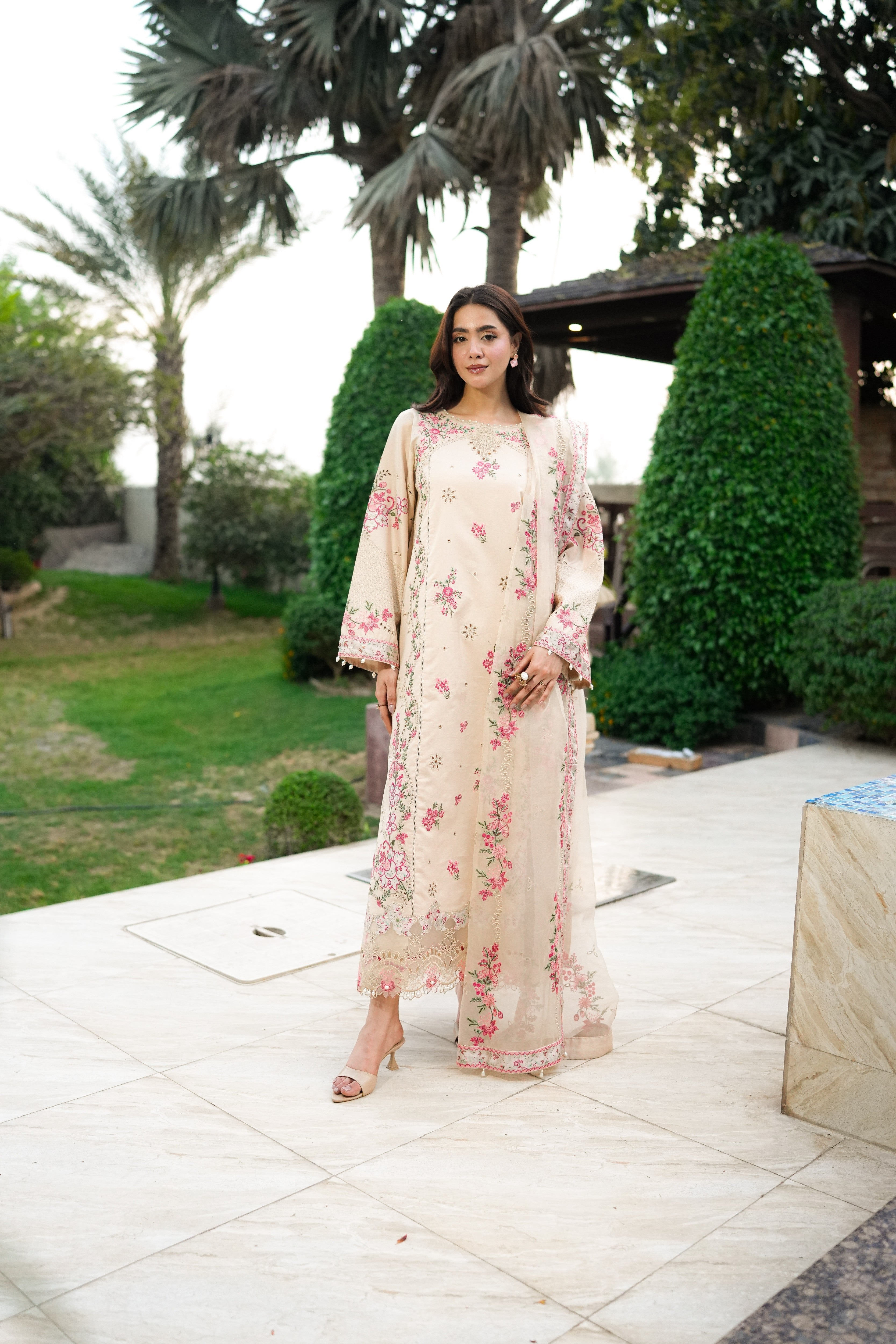 Aneelas Luxury Lawn Emb 3pc [LUX-26-35] [EAD] [Dispatch Time 1.5 Months]
