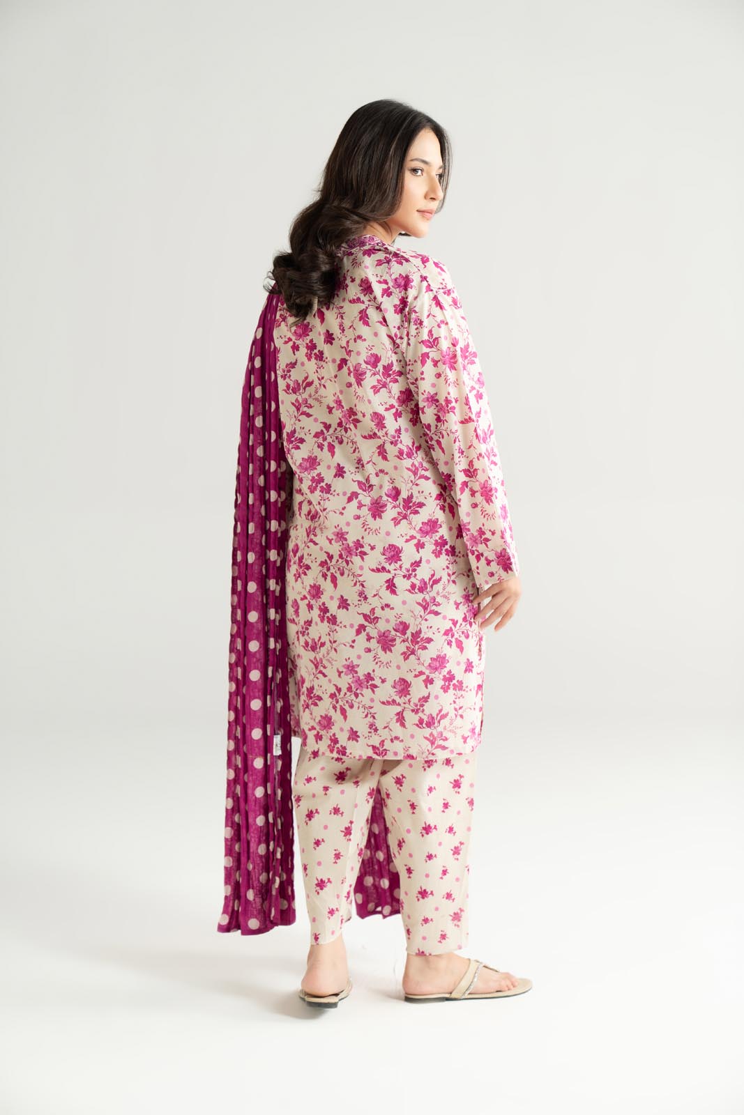 3 Piece Printed Lawn Embroidered Suit (CP0467)