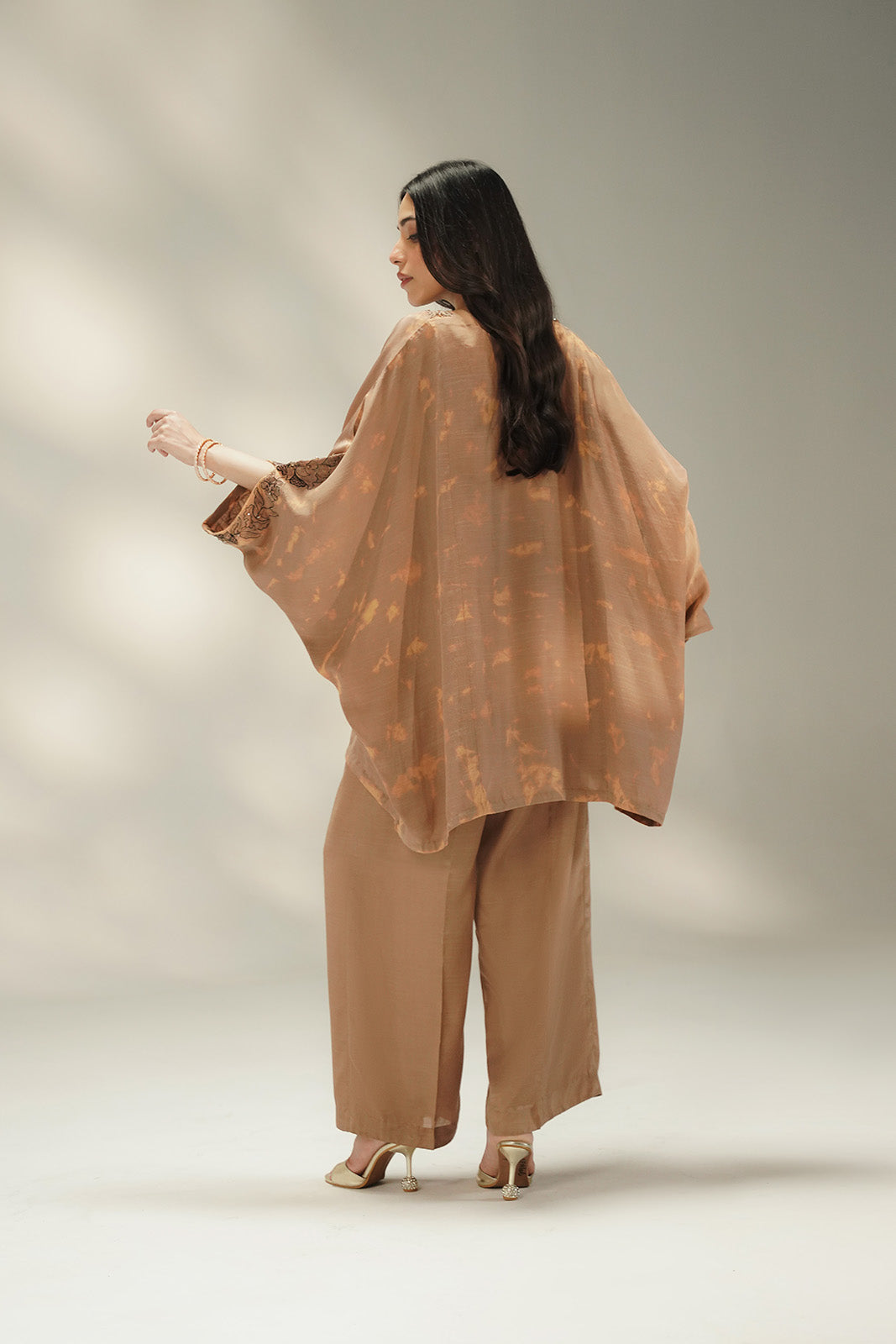 2 Piece Raw Silk Embroidered Suit (FS0082)
