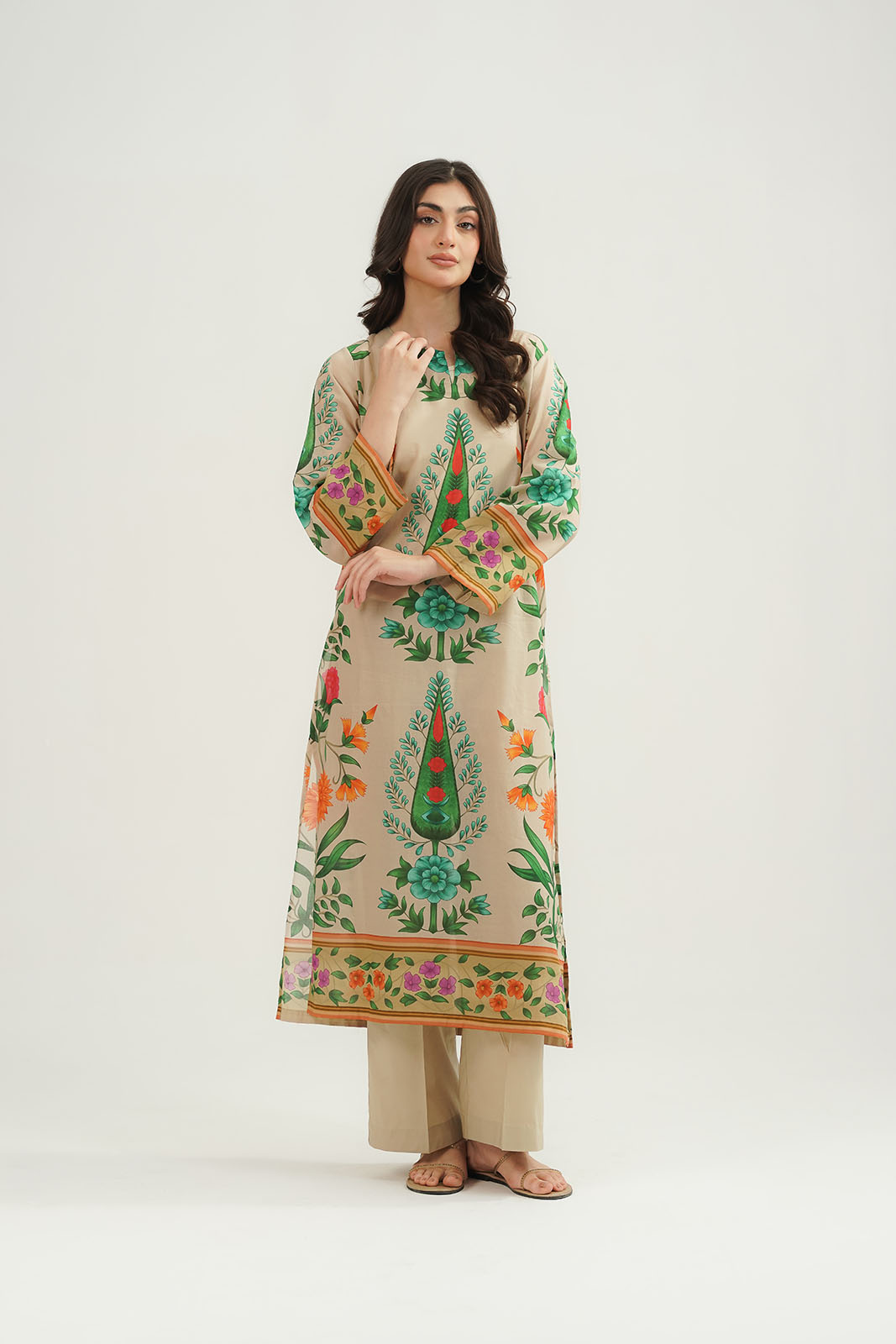 2 Piece Printed Lawn Printed Suit (CP0460)
