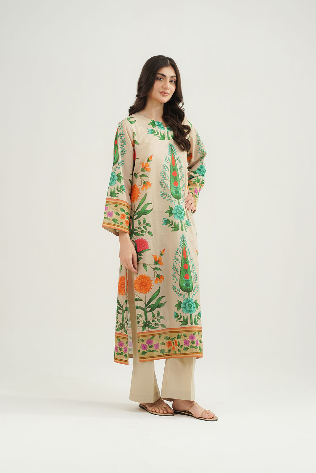 2 Piece Printed Lawn Printed Suit (CP0460)