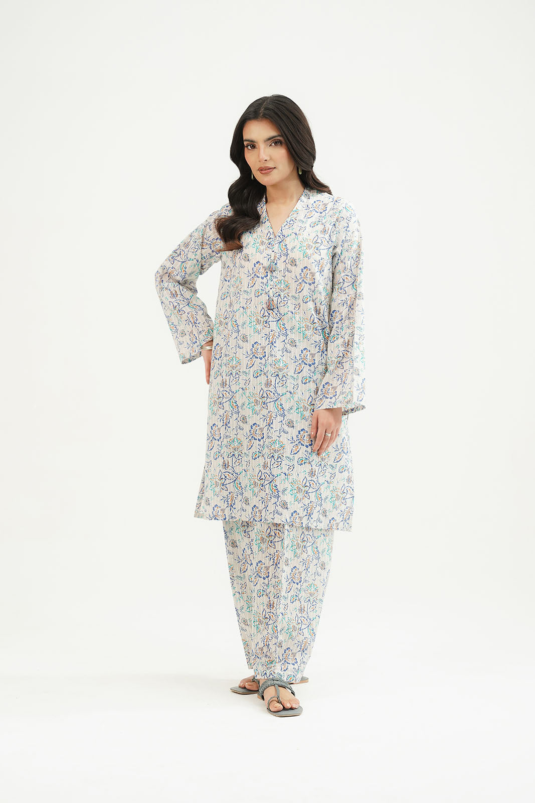 2 Piece Printed Lawn Printed Suit (CP0451)