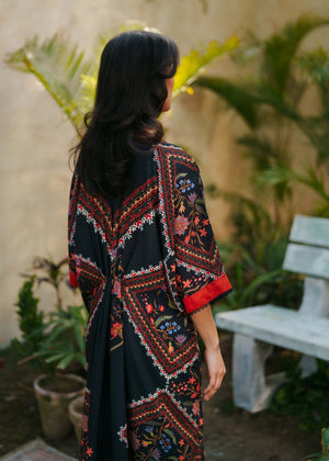 Kaftan with slits Straight trouser CRP25-04