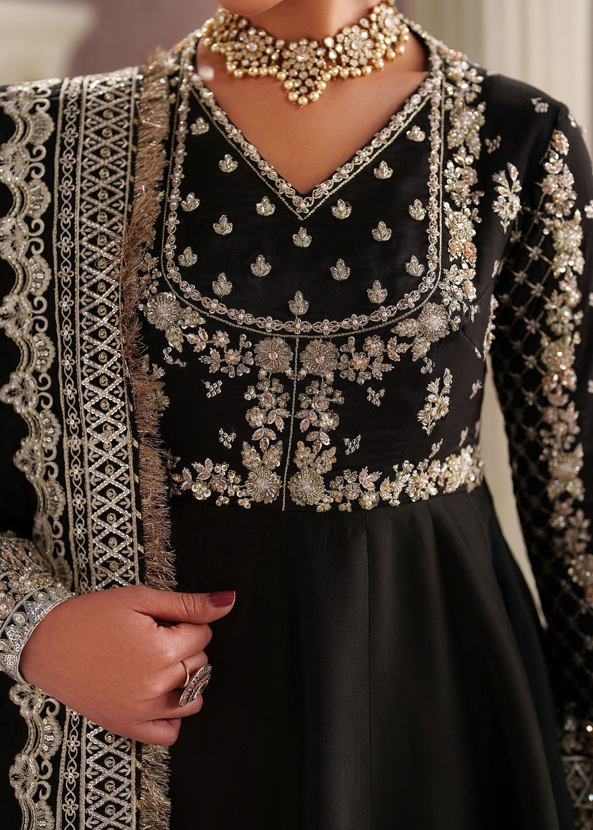 Novara Style — Mairaz Black Lehenga