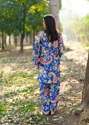Peplum shirt Straight trouser CRP25-44