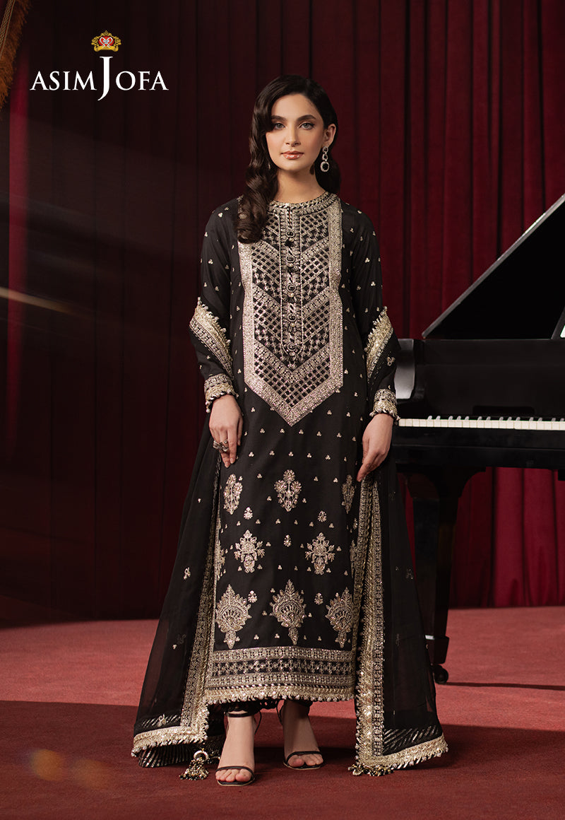 AJPF-01 EMBROIDERED SILK 3 PCS