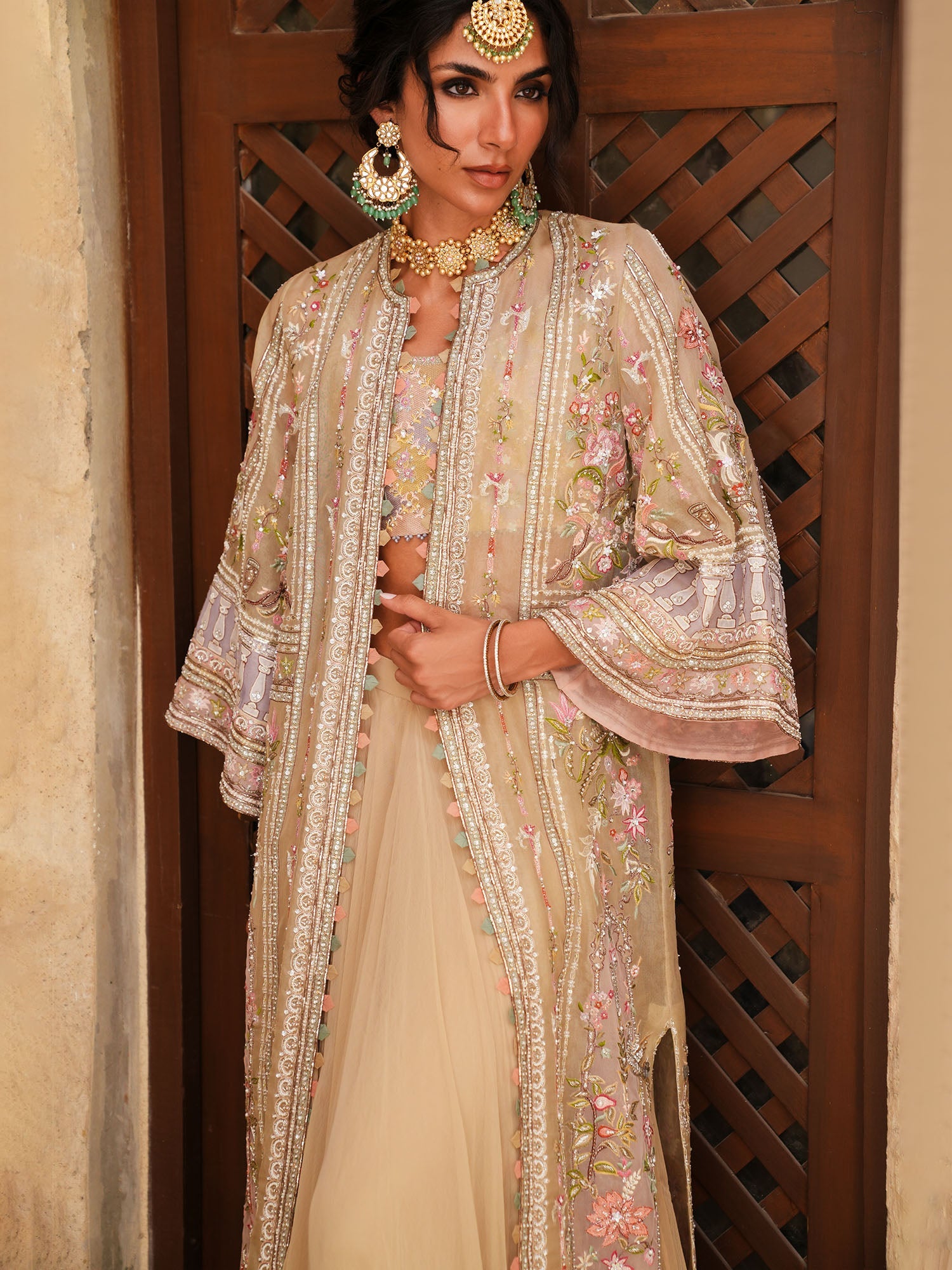 SAVANNAH, BLOUSE & SWIRLY LEHENGA