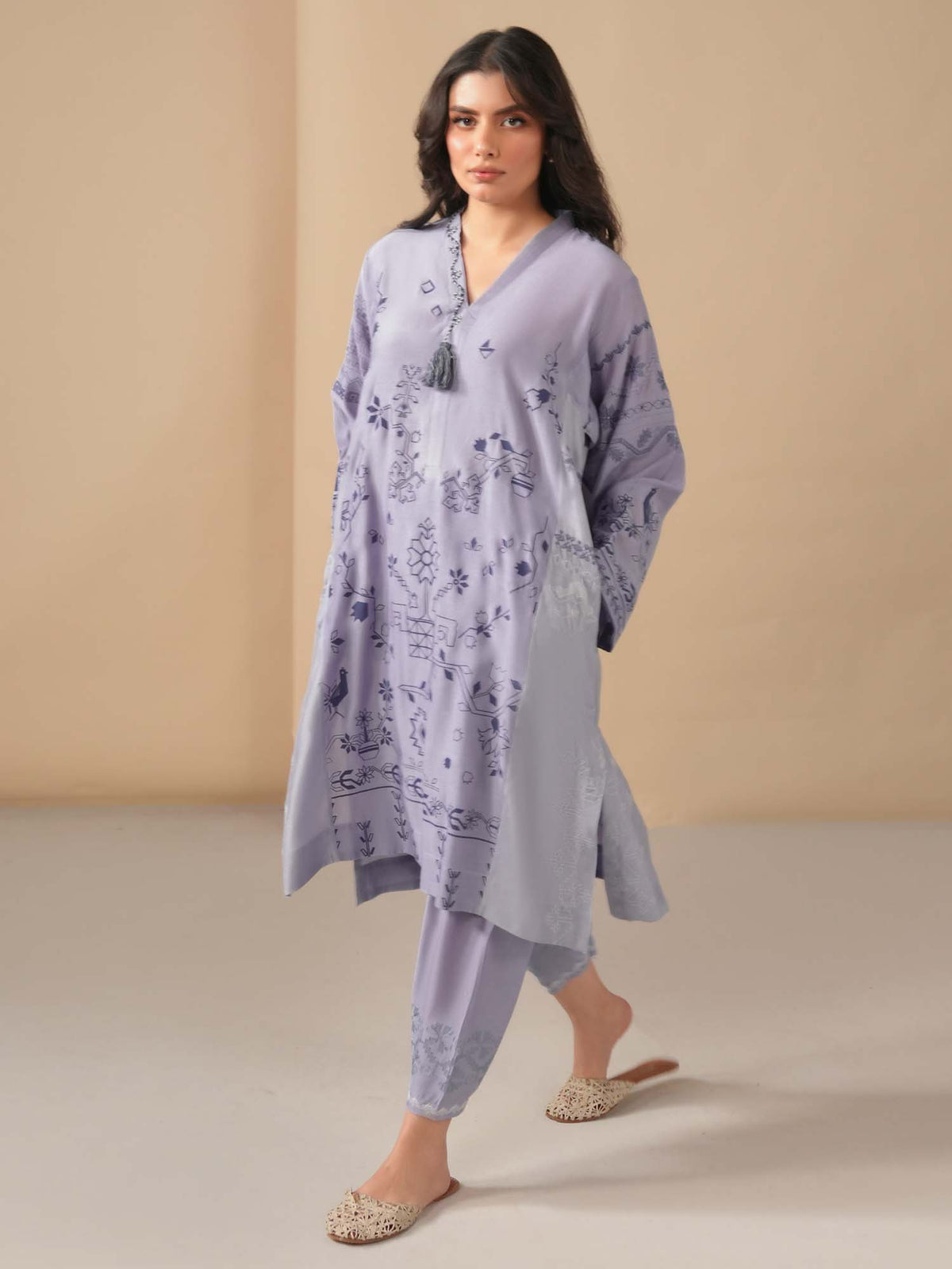 Nimr & Skinny Shalwar - AW25AMB2CCKP002