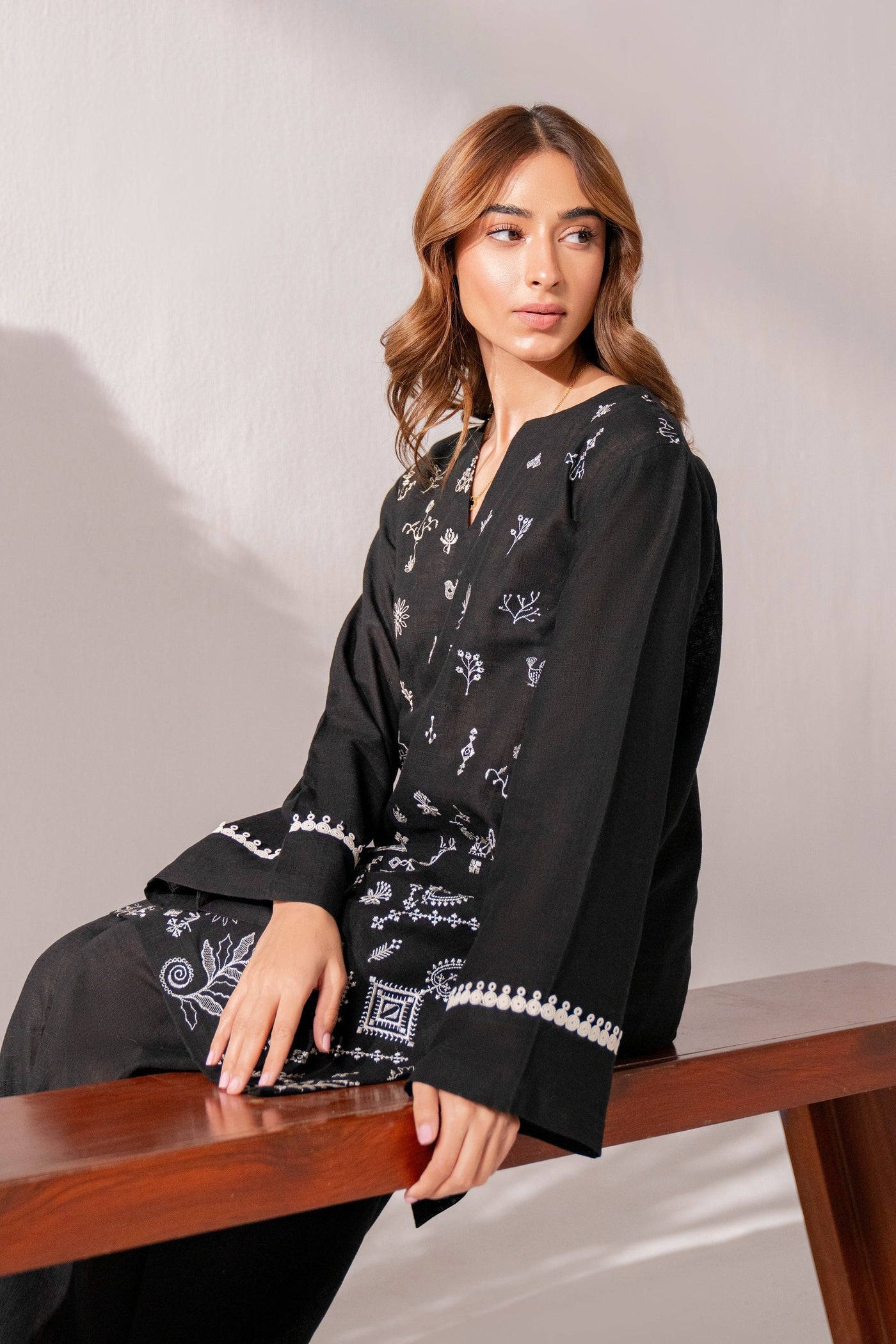 Cevap - 2Pc Embroidered Cotton