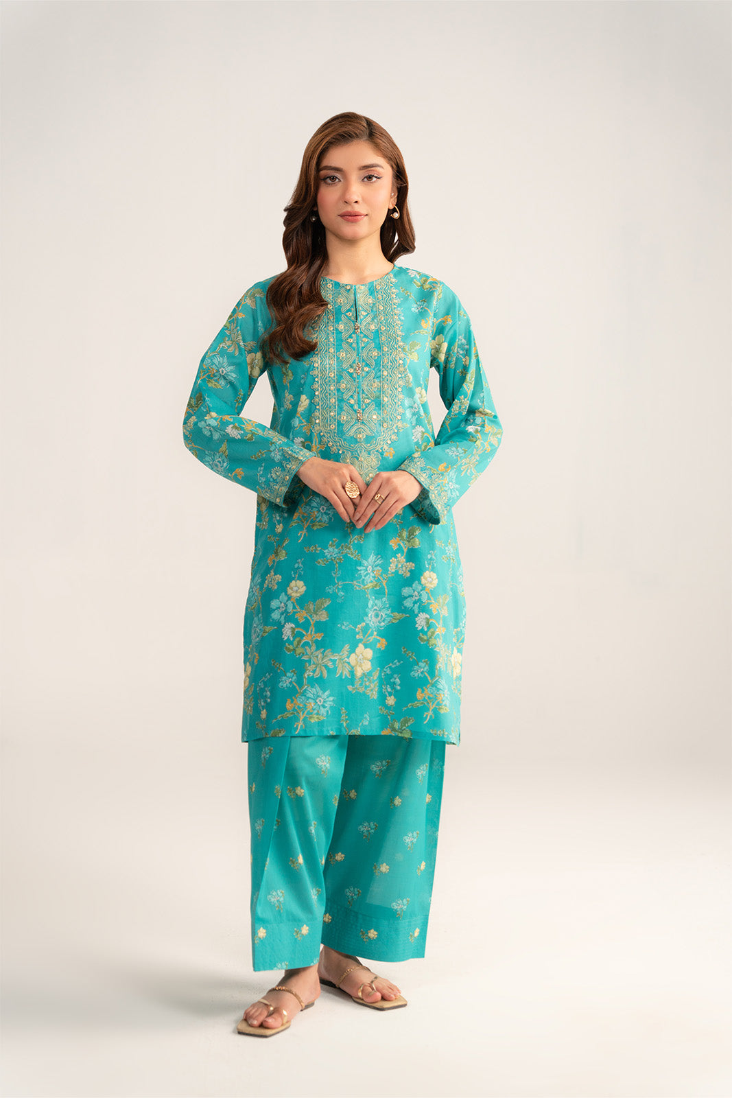 2 Piece Printed Lawn Printed Suit (CP0401)
