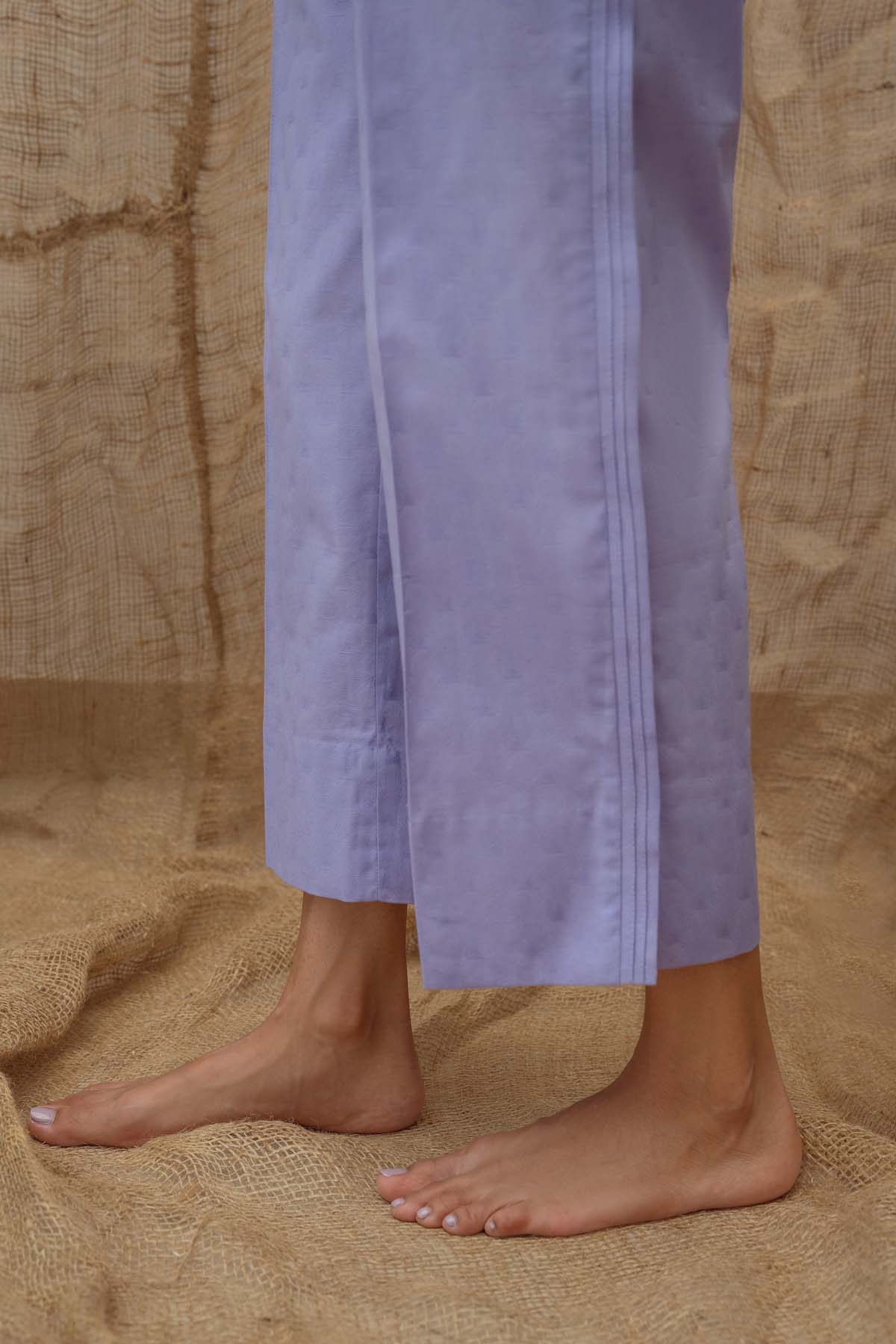 3 Piece Unstitched Embroidered Paper Cotton Suit | D-2505-B