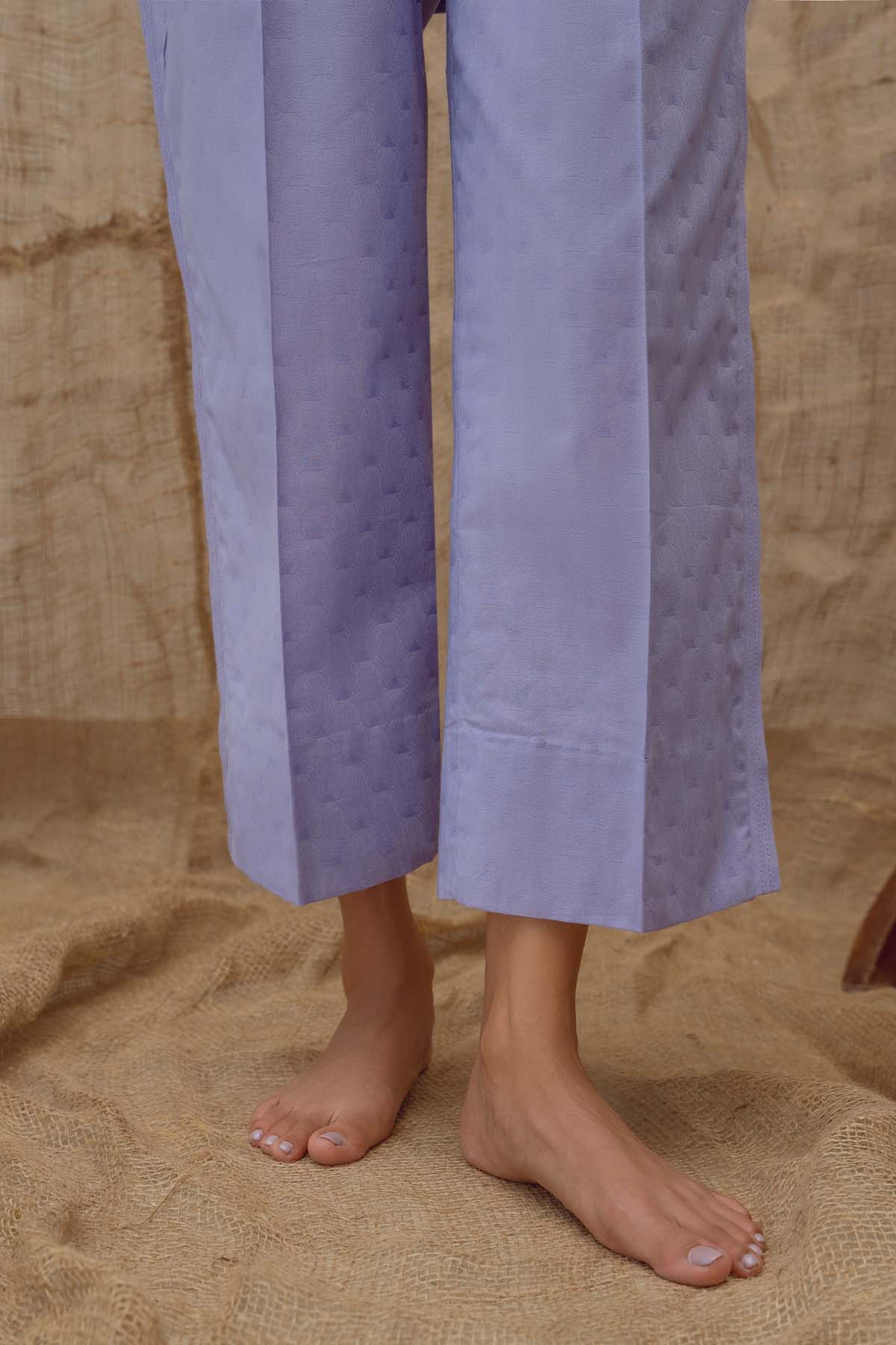 3 Piece Unstitched Embroidered Paper Cotton Suit | D-2505-B