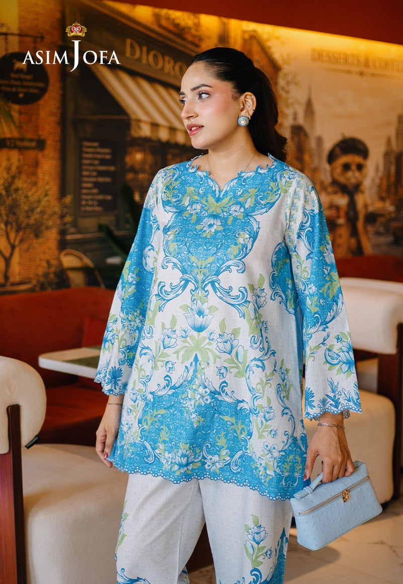 AJPBC-06 Printed Cambric Stitched 2 Pcs