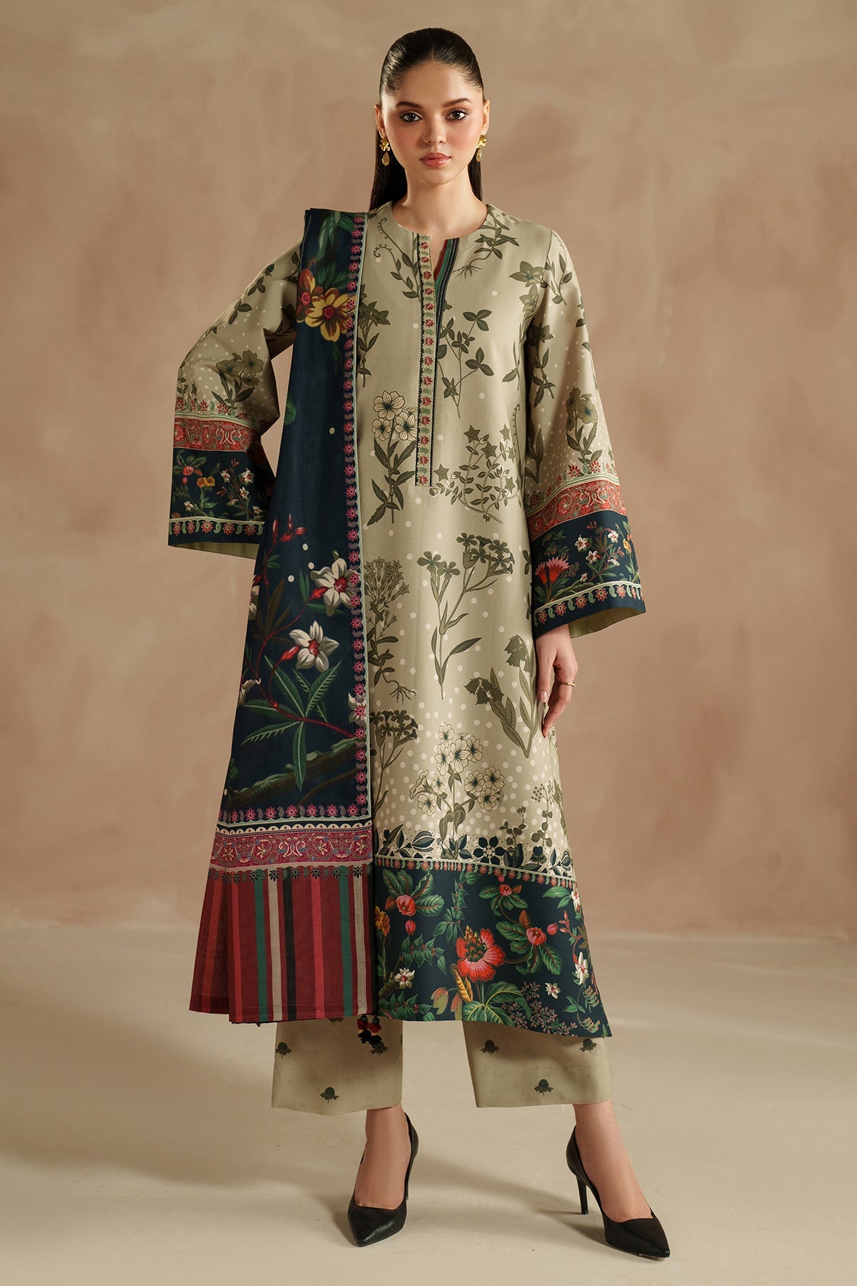 Embroidered Premium Viscose Uw-0205