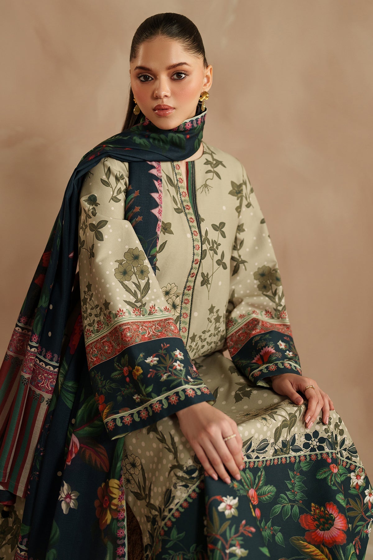 Embroidered Premium Viscose Uw-0205