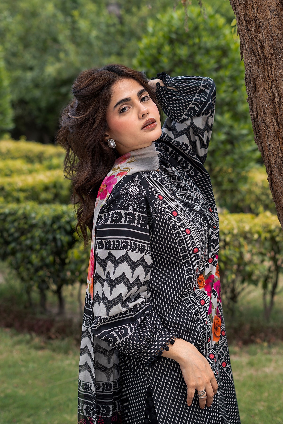 3-PC Unstitched Printed Lawn C-Print Vol 4 CP6-32