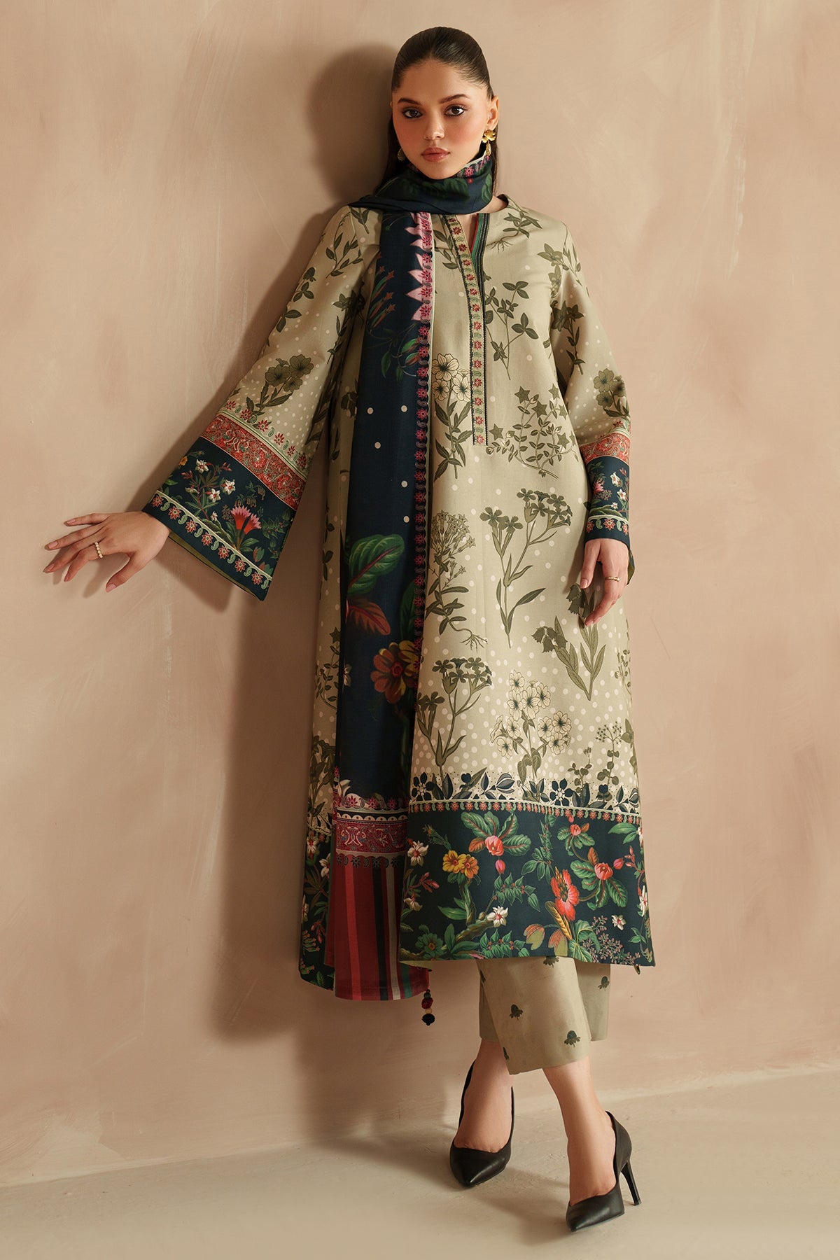 Embroidered Premium Viscose Uw-0205