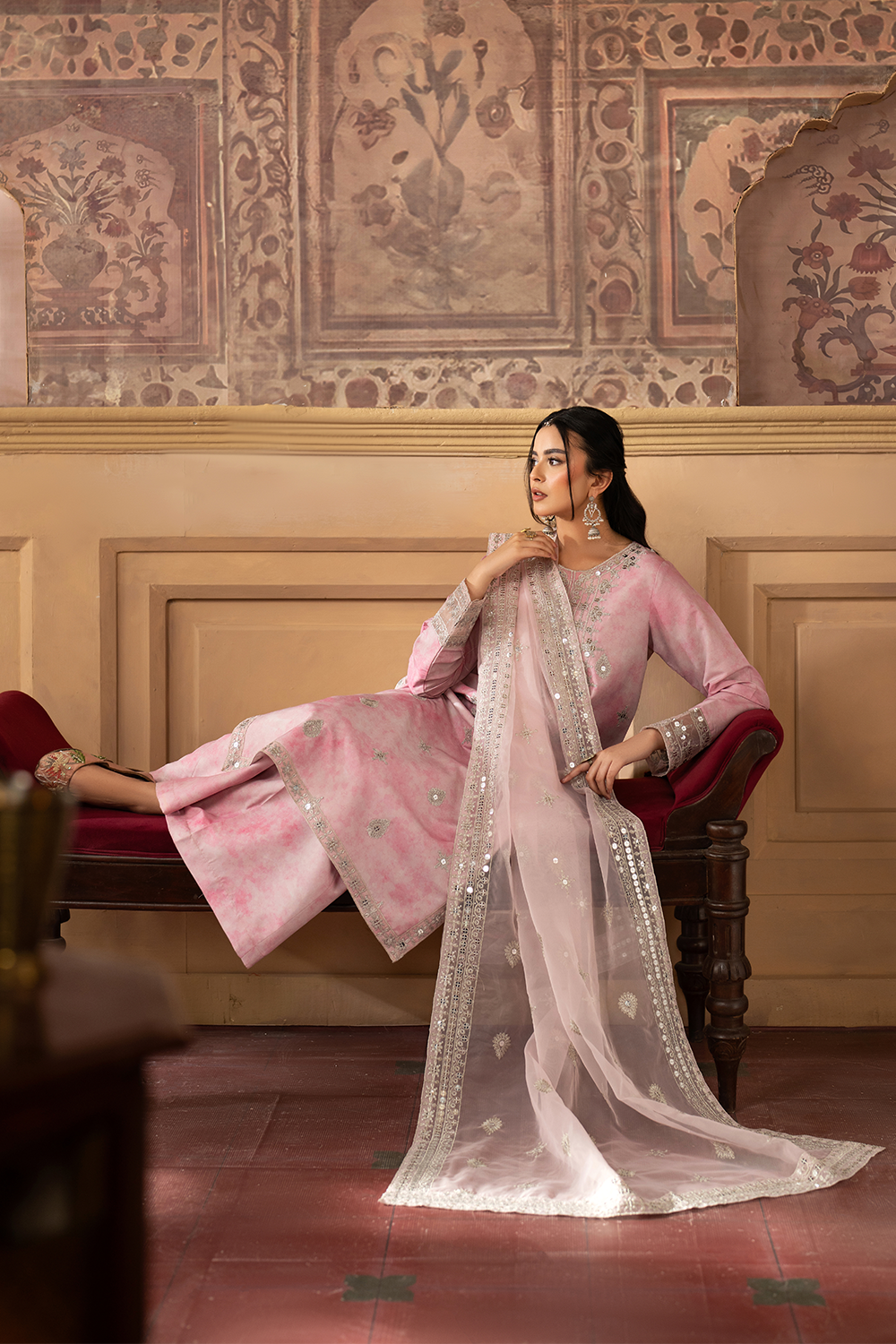 Embroidered Silk Lawn SL-25-02