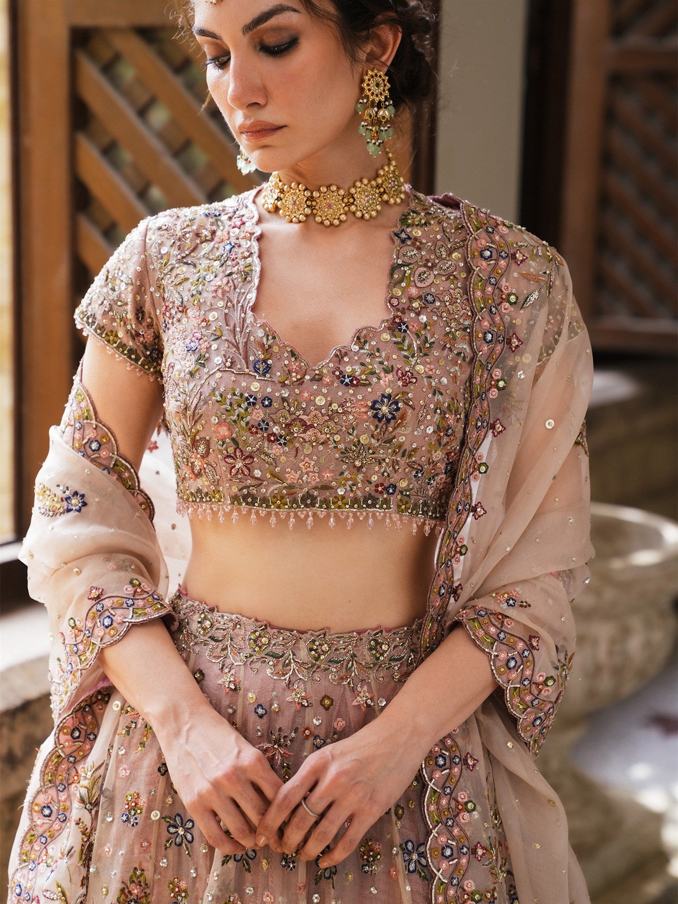BLOUSE, GHAGRA & DUPATTA