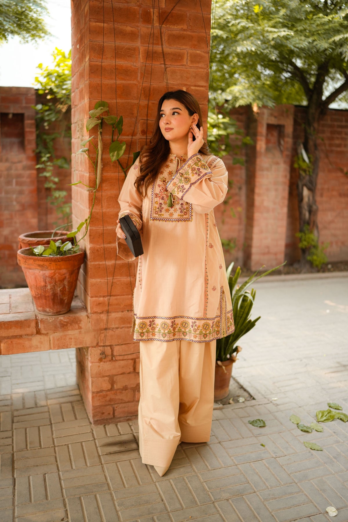 Aneelas Lawn Emb Shirt Trouser 2pc [LUX-26-69] [Dispatch Time 2 Months]