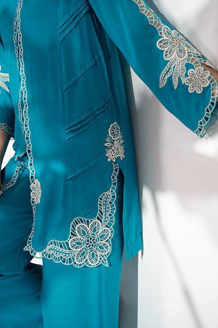 Printed Arabic Khaddar Shirt