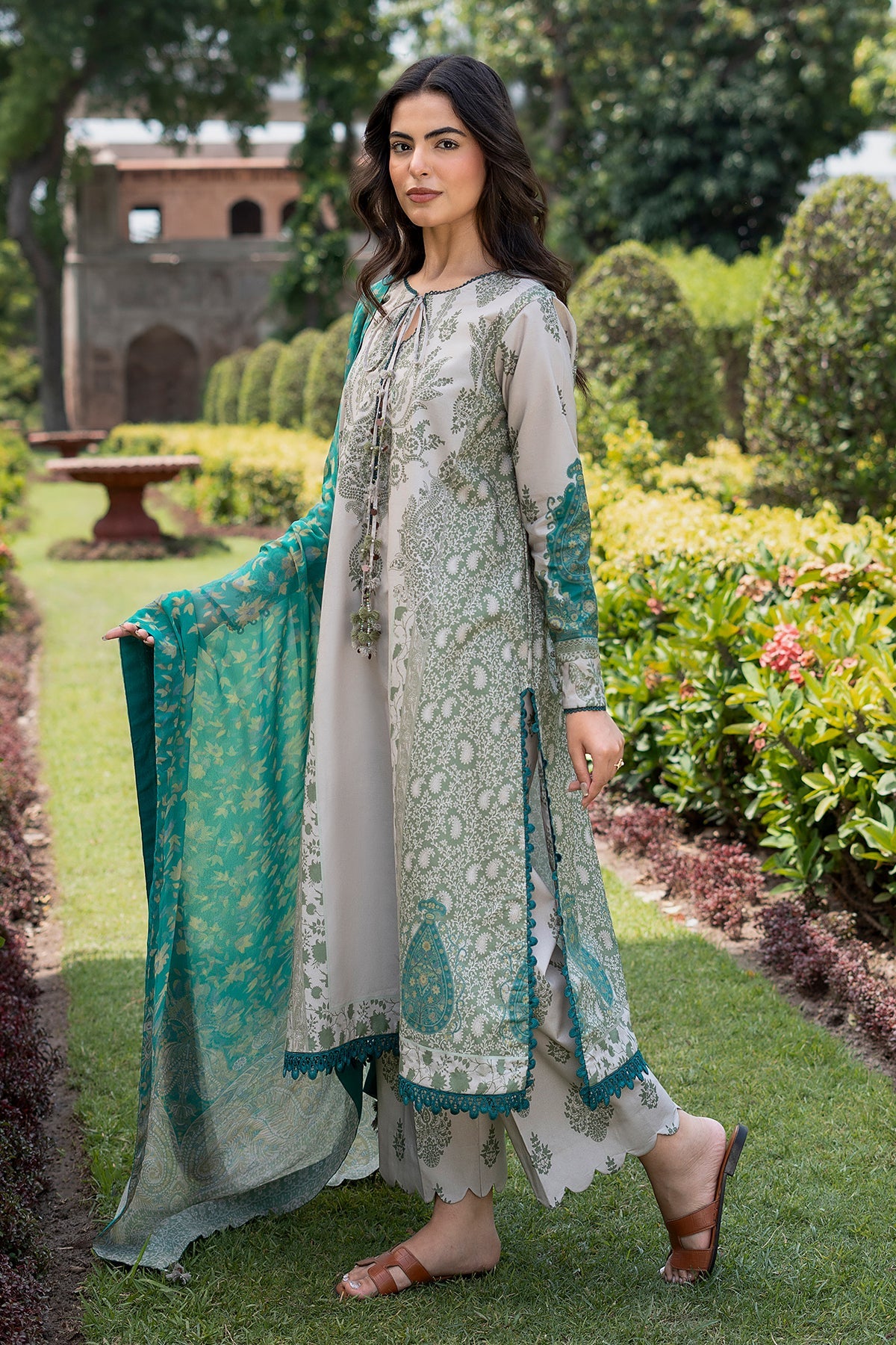 3-PC Unstitched Printed Lawn C-Print Vol 4 CP6-36