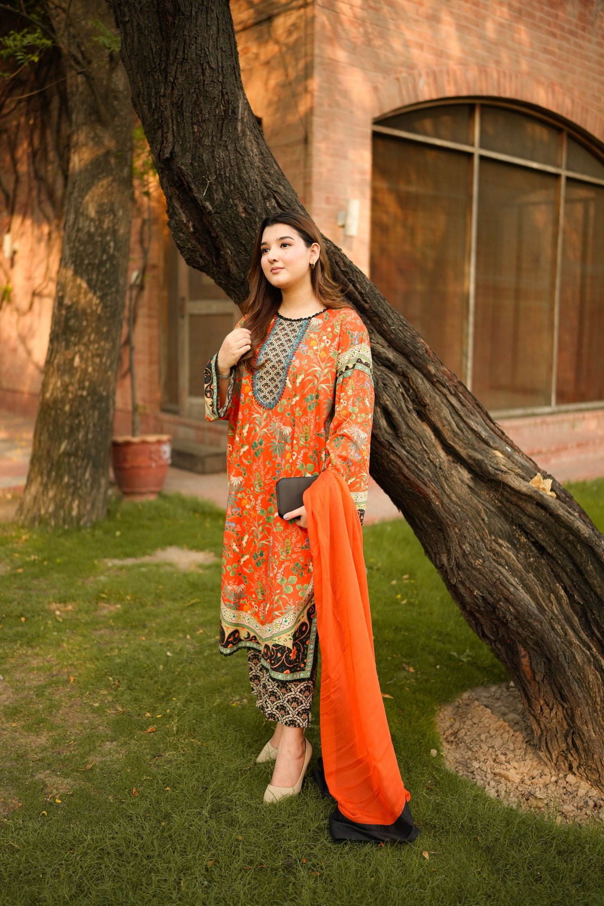 Aneelas Print Lawn Boxy Kurta Shalwar 2pc [SPR-26-29-B] [Dispatch Time 2 Months]