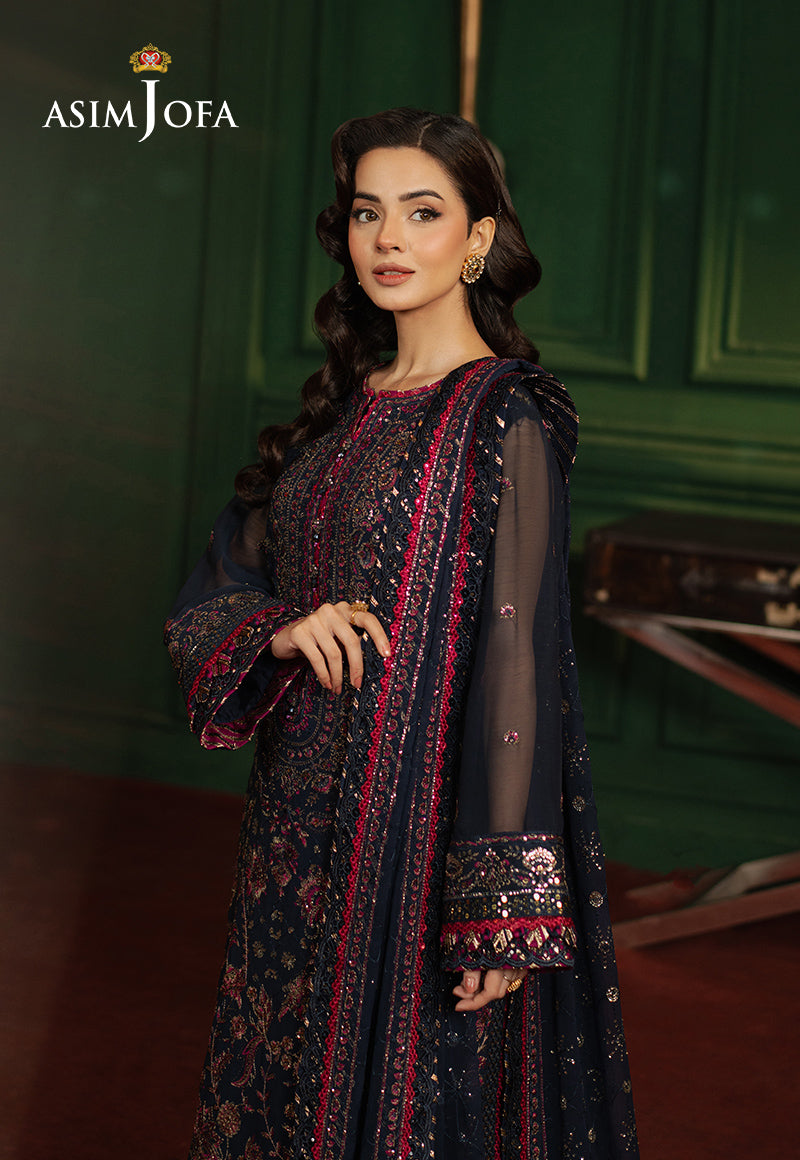 AJPF-17 EMBROIDERED CHIFFON 3 PCS