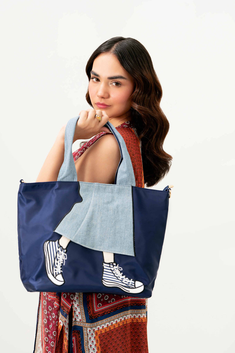 Navy Shoulder Bag-440832121