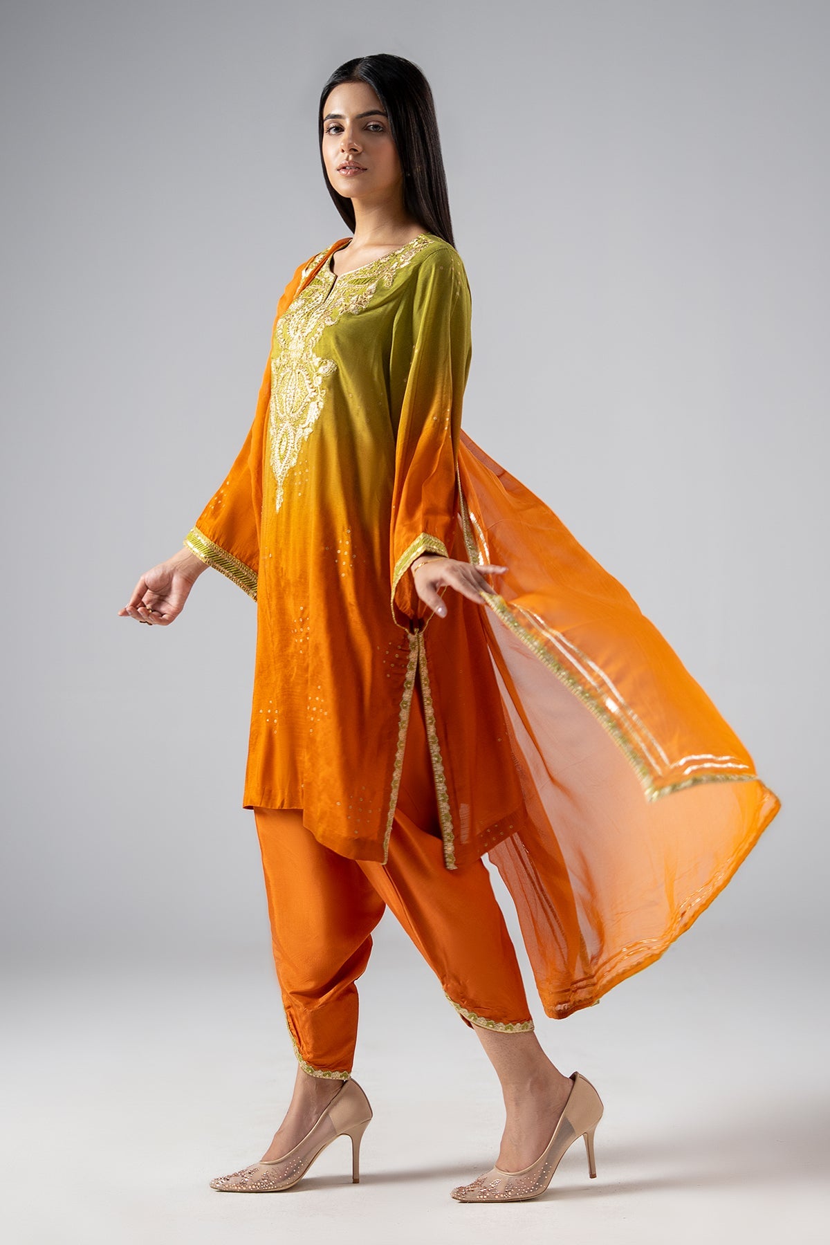 3-PC Embroidered Raw-Silk CMA-6-264