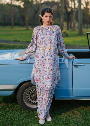 Straight-cut shirt Shalwar CRP25-70