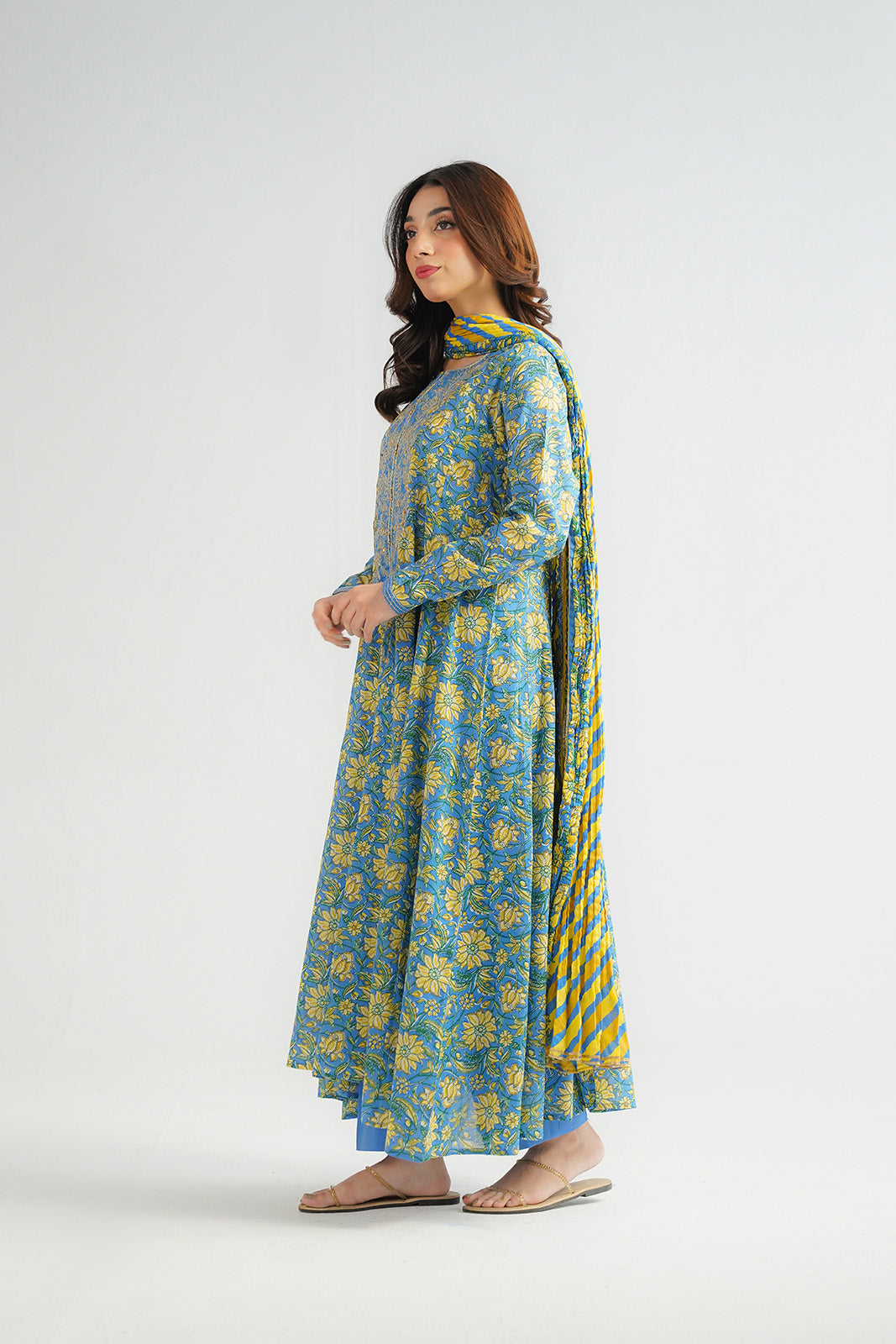 3 Piece Printed Lawn Embroidered (CP0492)