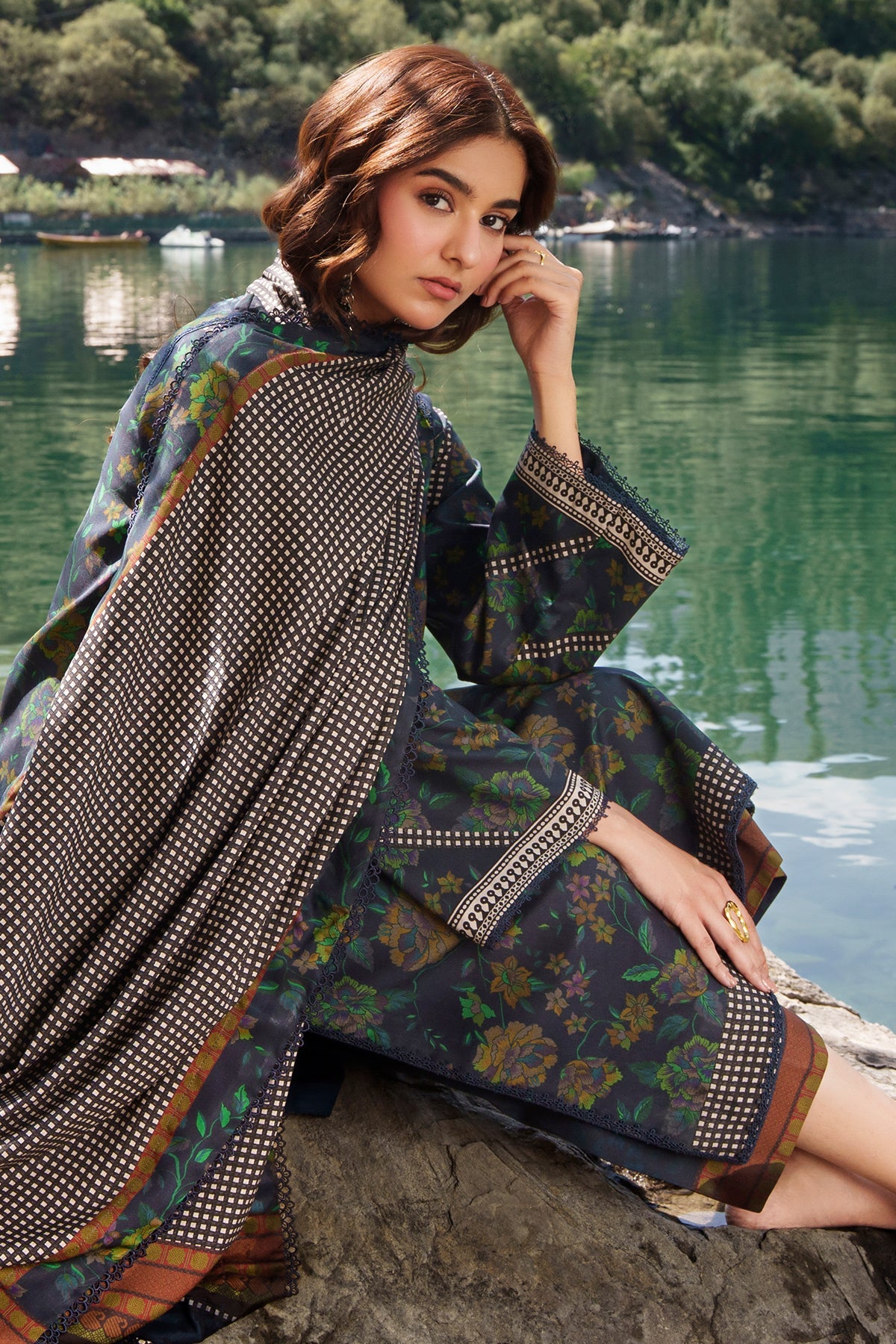 3-PC Stitched Linen Collection CPW6-02P