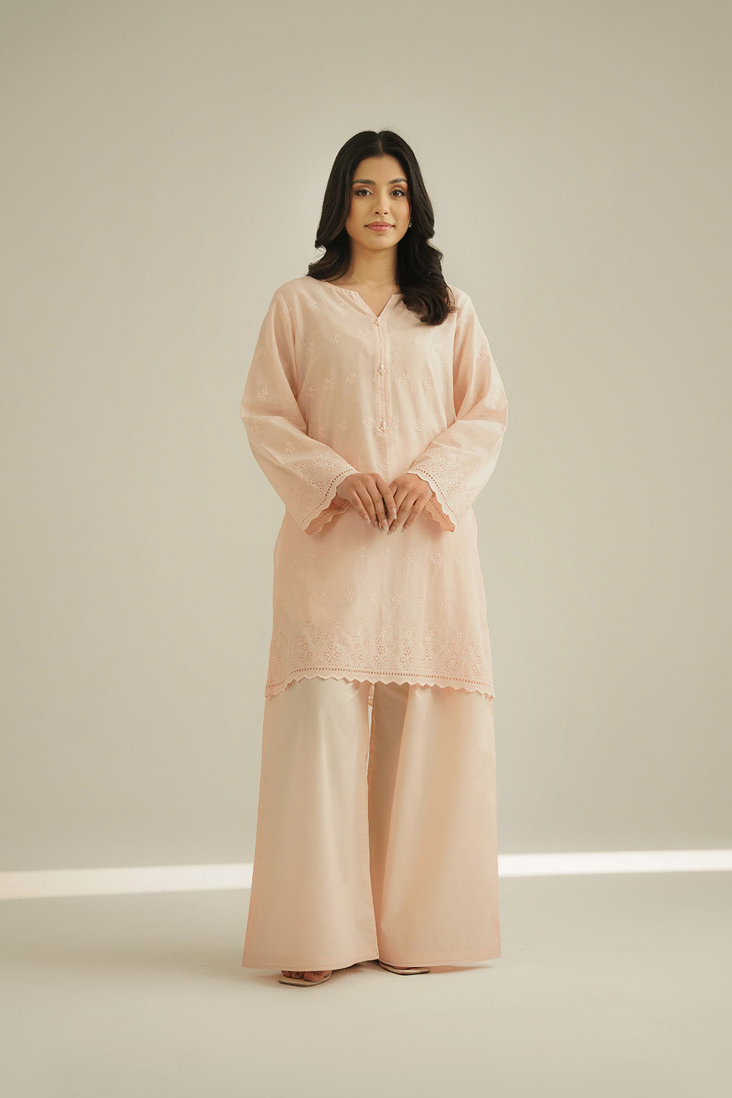 2 Piece Lawn Embroidered Suit (CS0449)