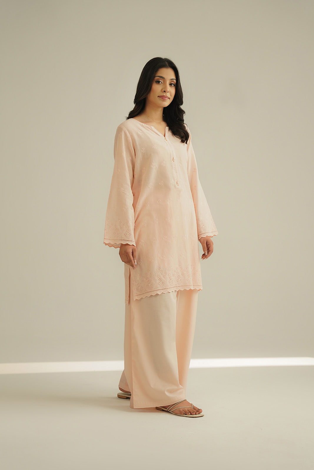 2 Piece Lawn Embroidered Suit (CS0449)