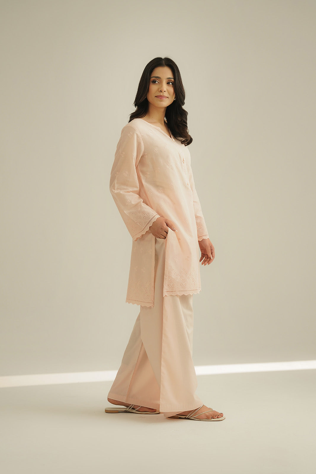 2 Piece Lawn Embroidered Suit (CS0449)