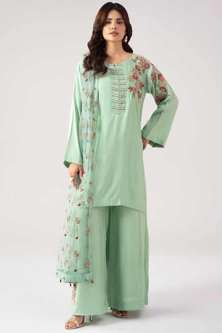 3-PC Stitched Embroidered CMA-6-397