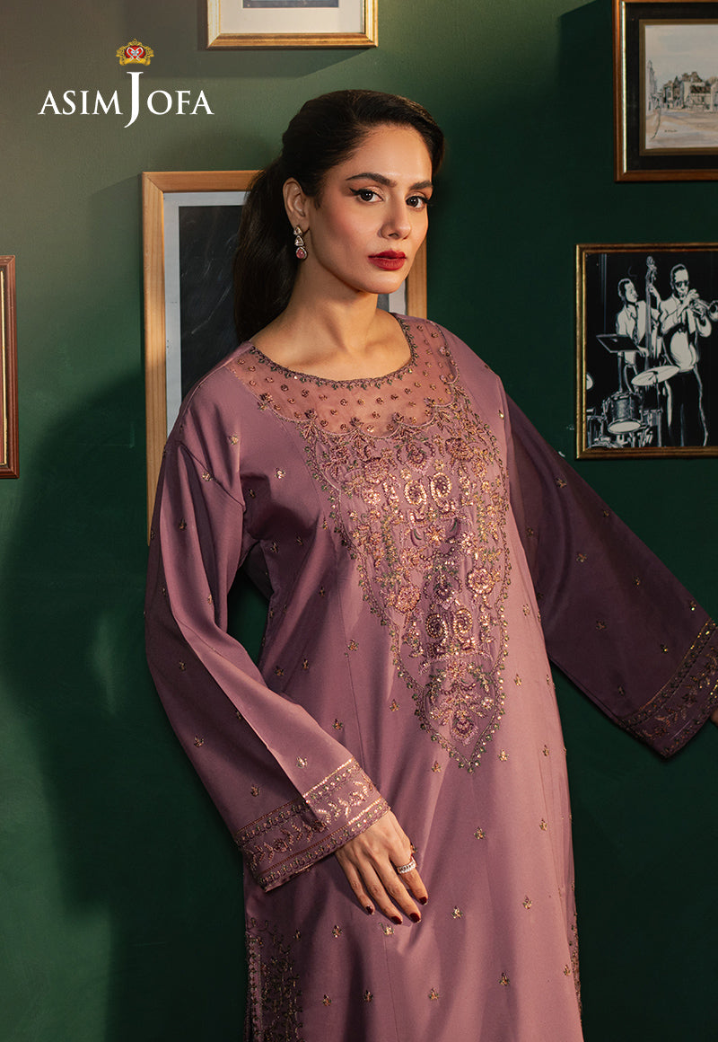 AJPF-09 EMBROIDERED SILK 2 PCS